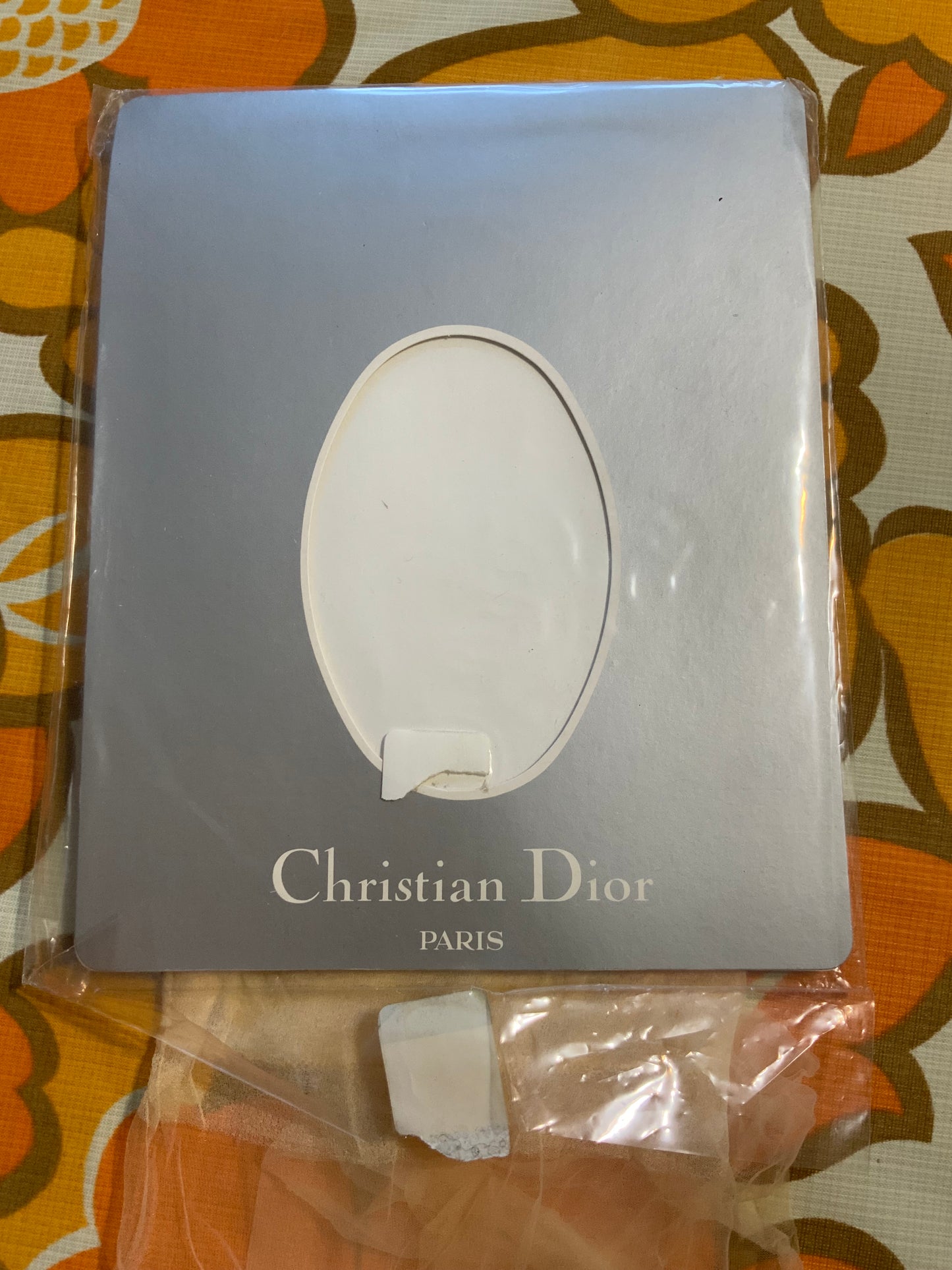 Bas Christian Dior Ancien Nude Vintage