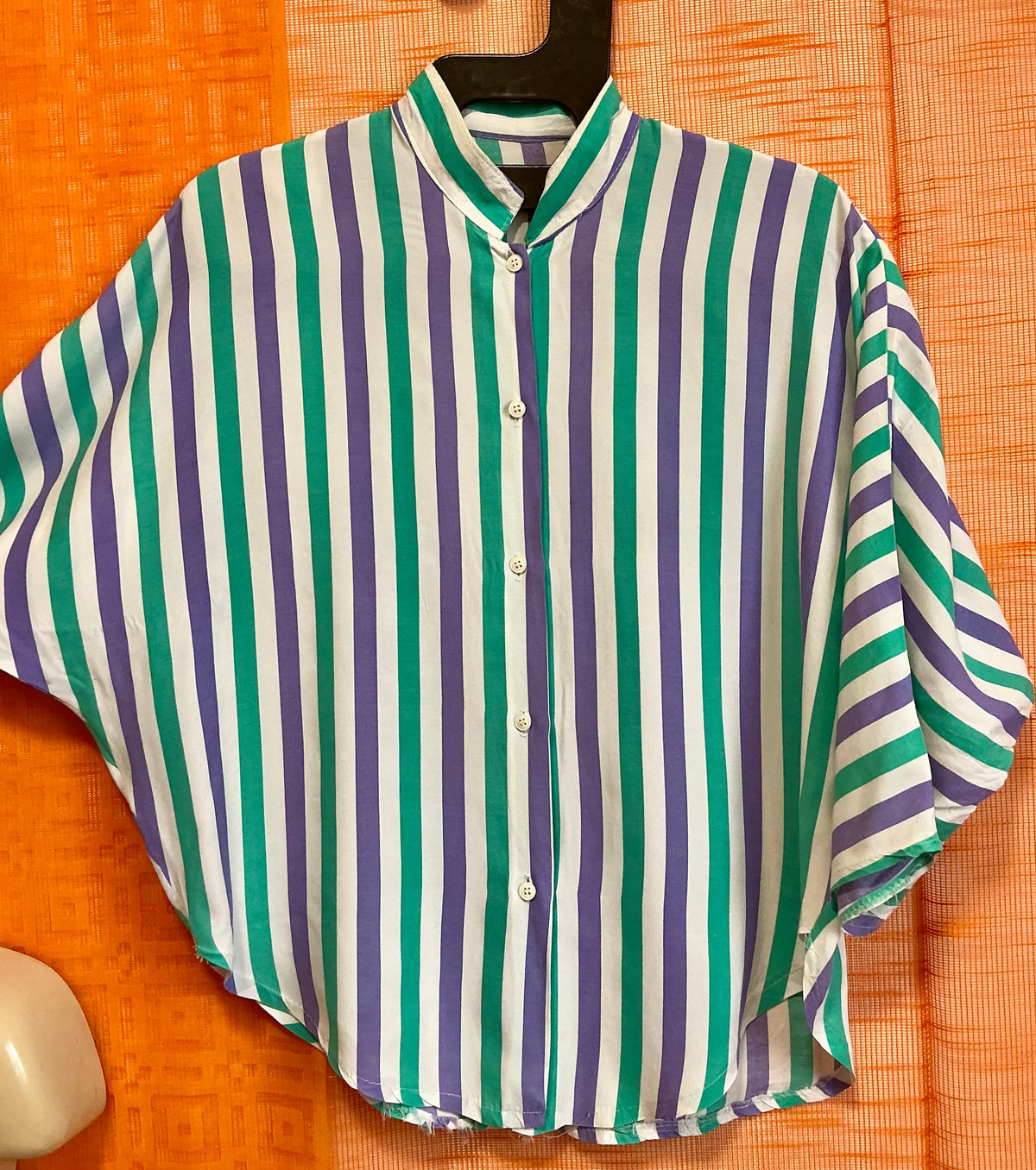 Chemise Originale 1980 Vintage Pure forme - France T44 maxi.