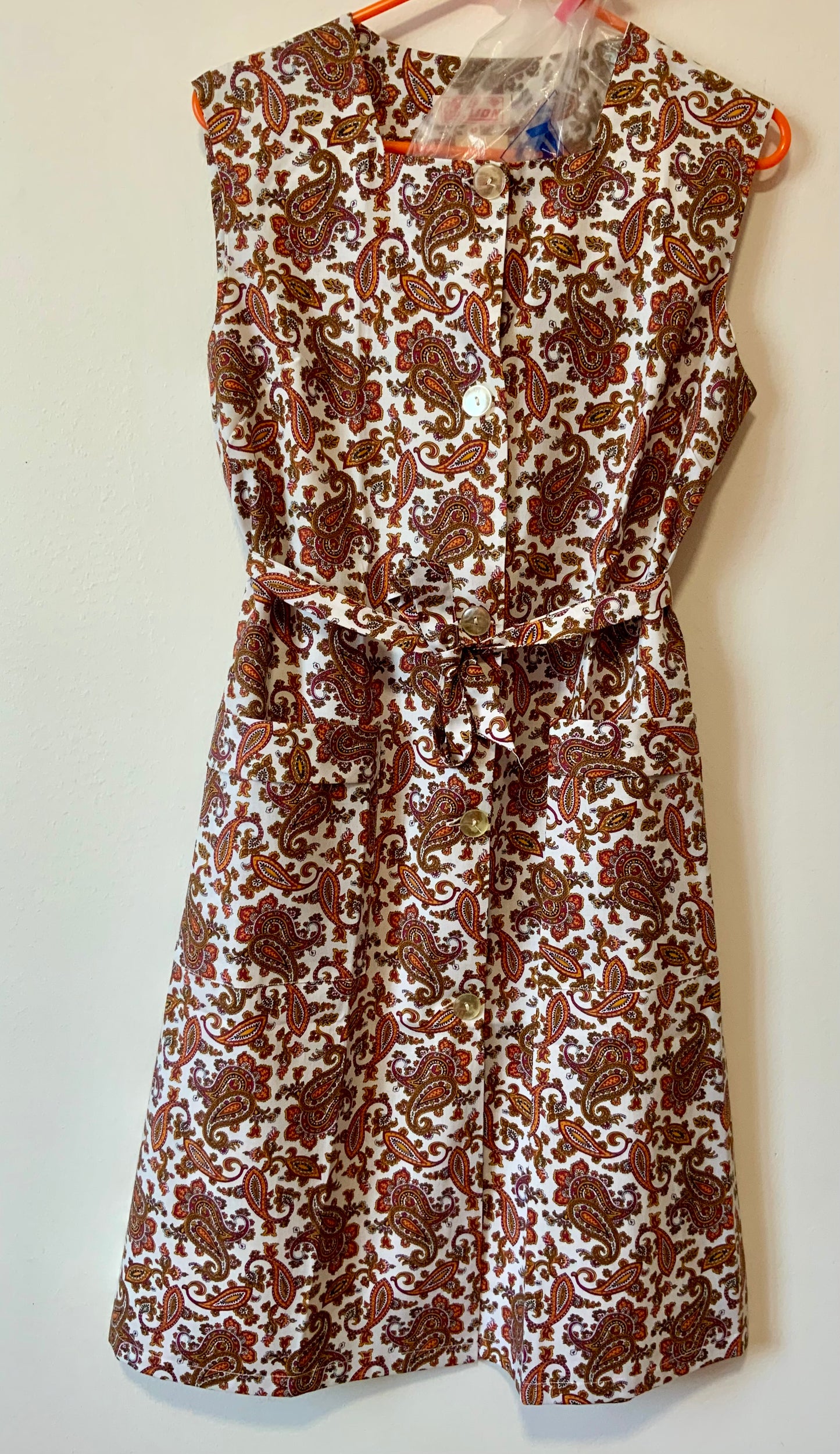 Blouse cachemire Robe Vintage Neuve Deadstock 1970- T42