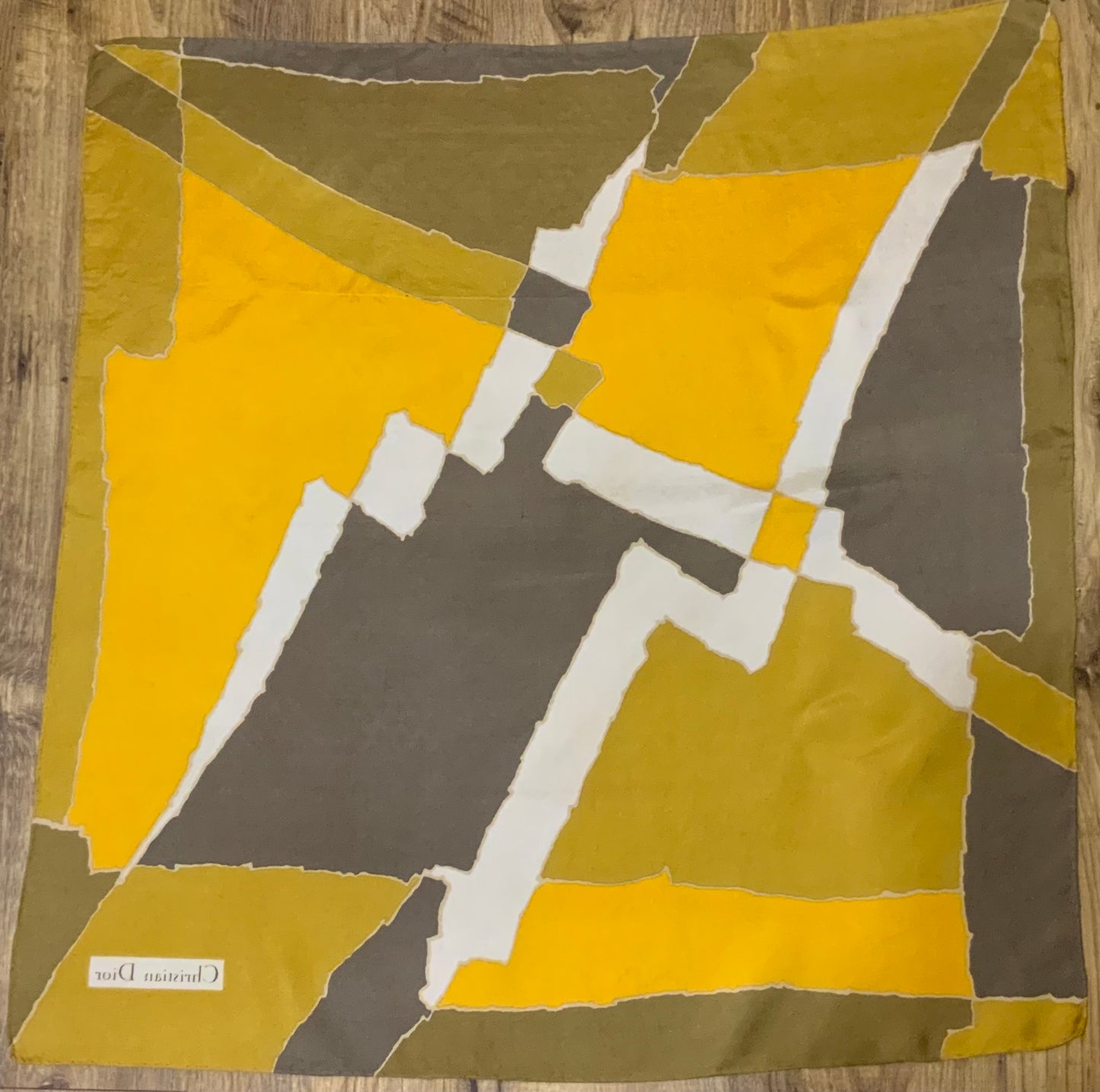 Foulard Carré Soie Christian Dior Ancien