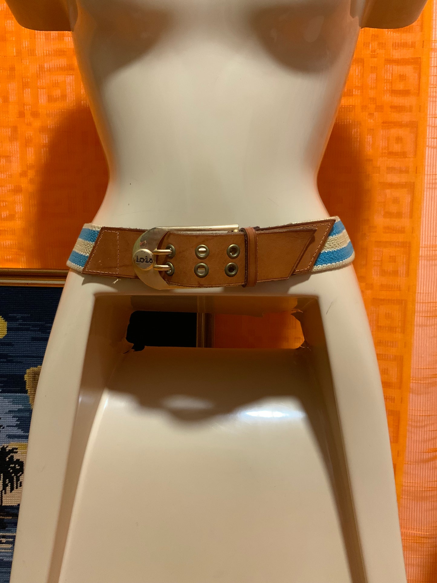 Ceinture LOIS vintage 1980 - T40 maxi.