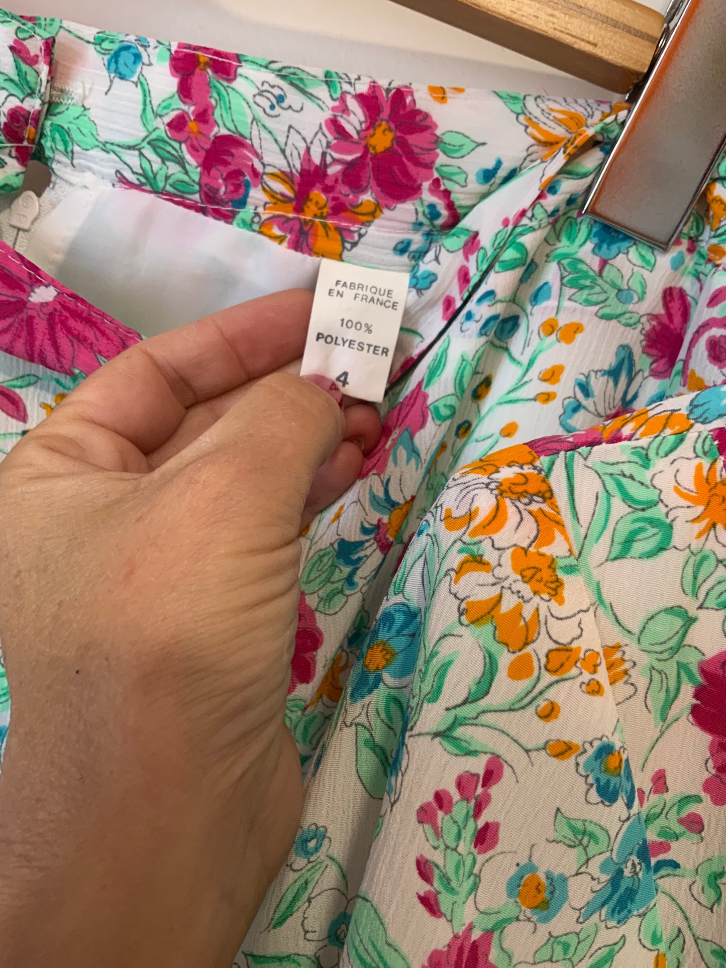 Ensemble à fleurs Vintage Chic France - T46/48-