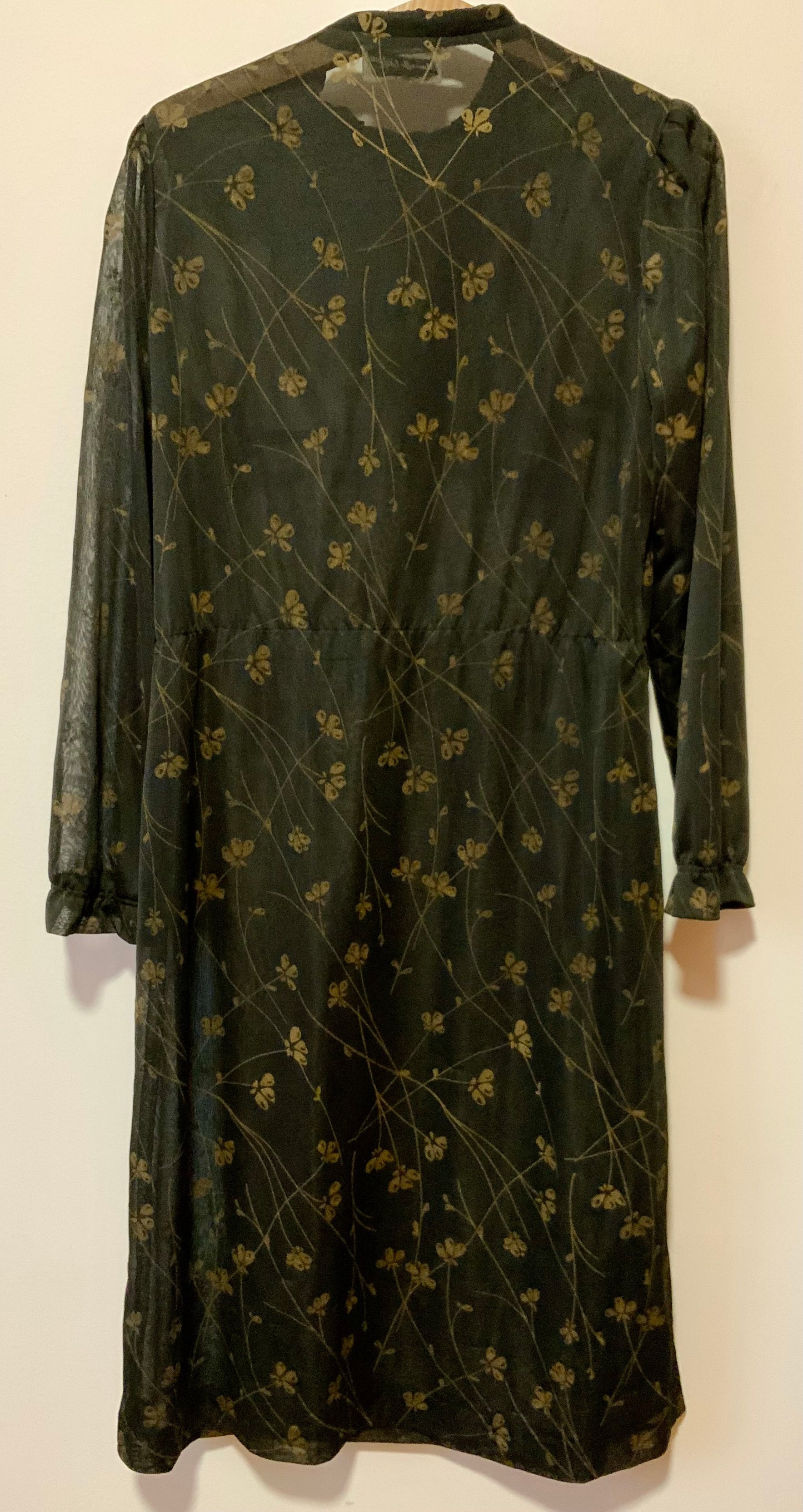 Robe en voile à Fleurs M.Griffon Vintage France- T40
