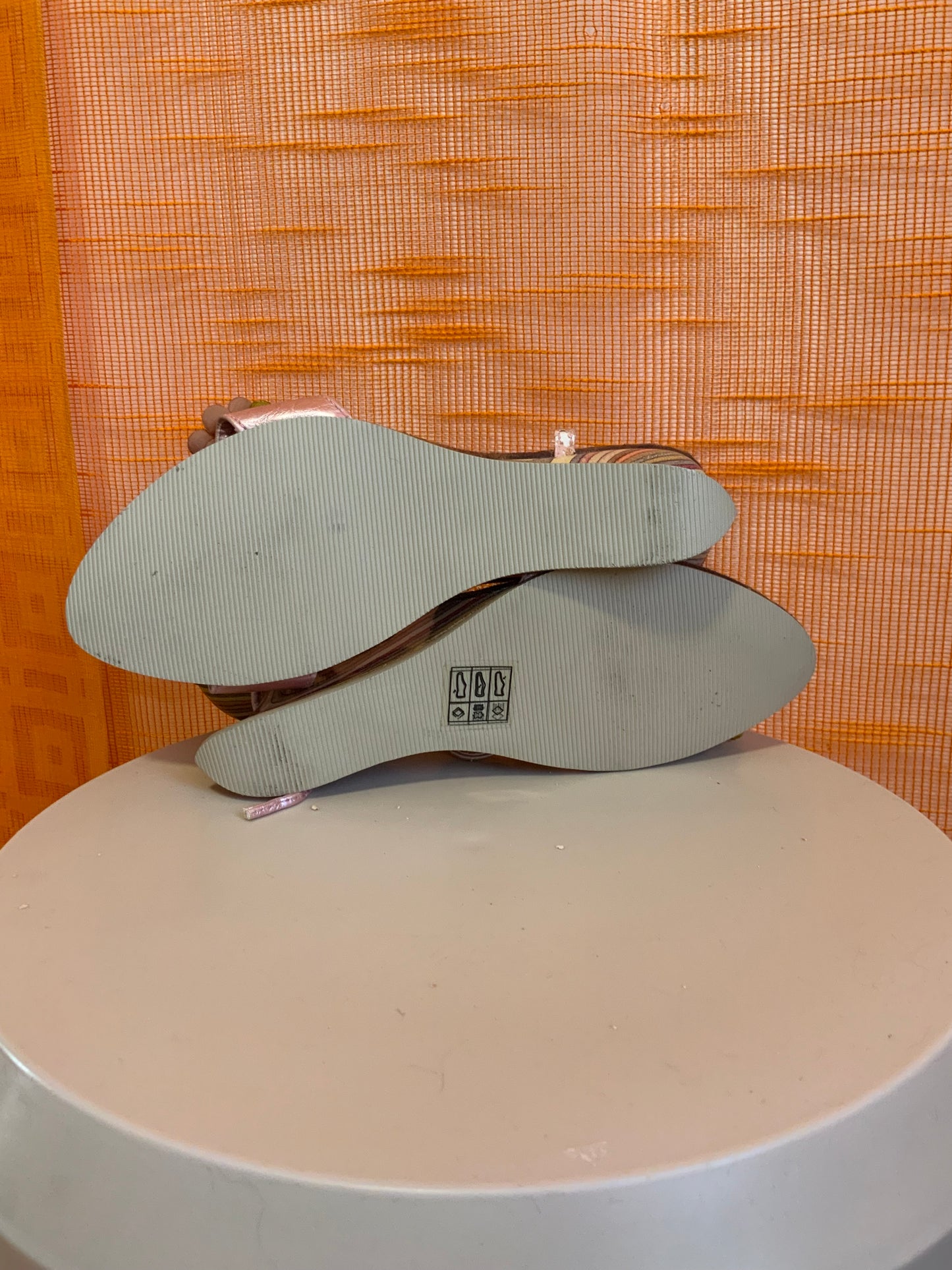 Chaussures Talons compensés Fleurs Vintage 1990- T37.