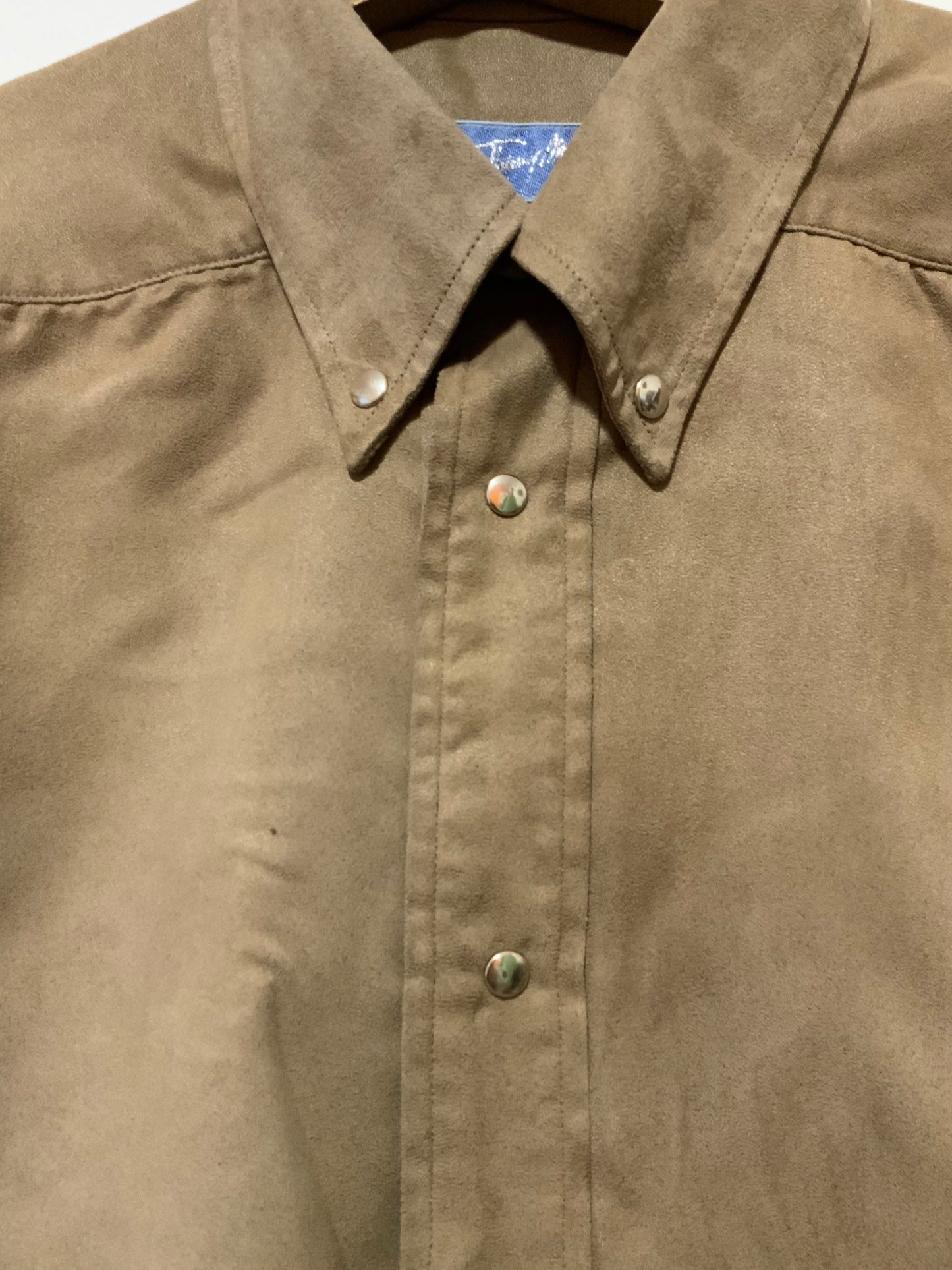 Chemise suédine Thierry Mugler Vintage 1990 Luxe - T39