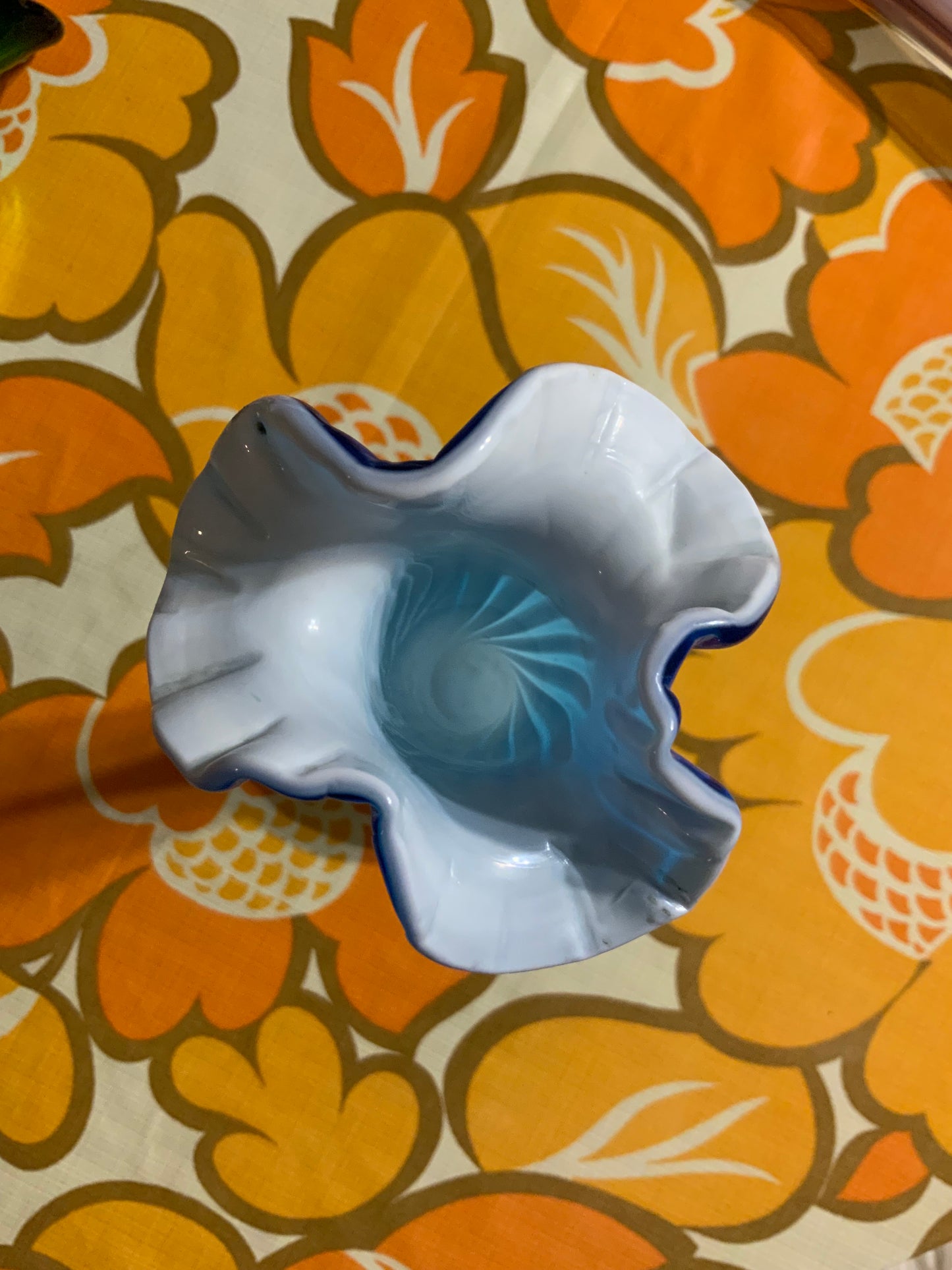 Très beau Vase Bleu Vintage