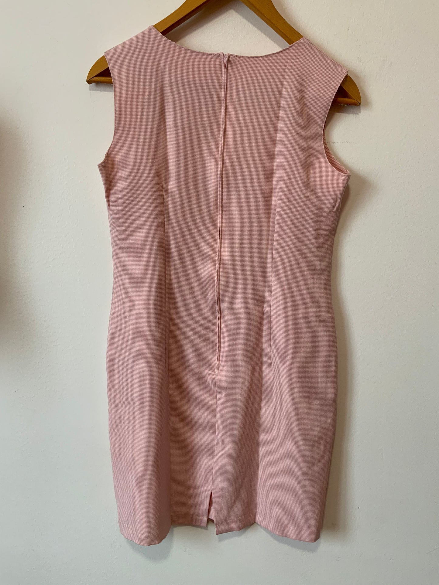 Ensemble Robe et Veste longue Vintage 1990 Carreaux pieds de poule Élégance - T40