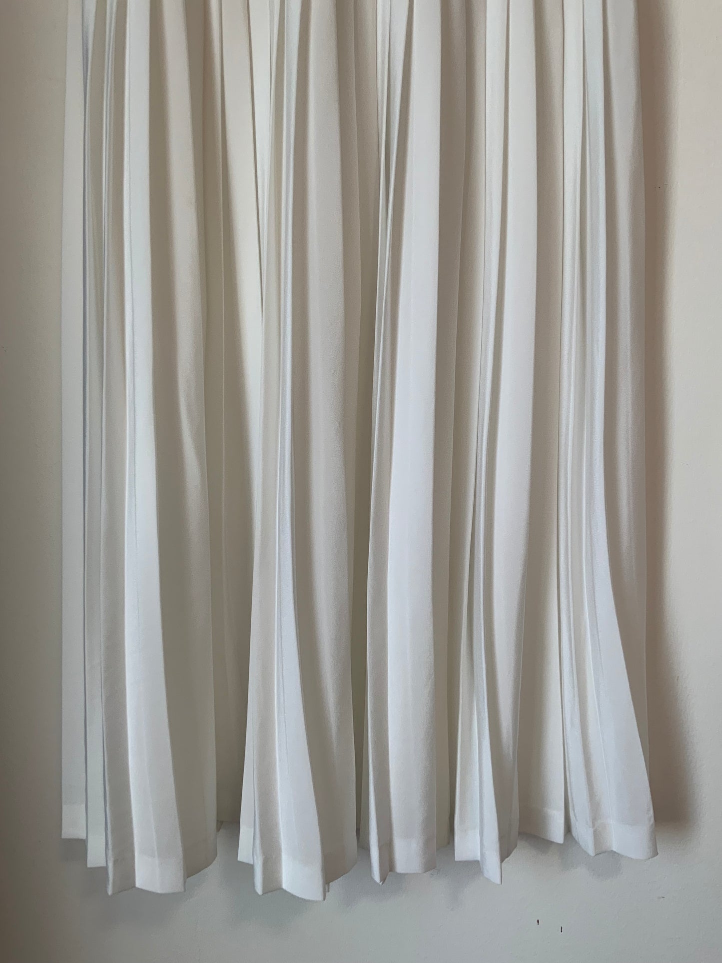 Jupe Longue plissée blanche Rodier Vintage 1980- La classe ! T34-