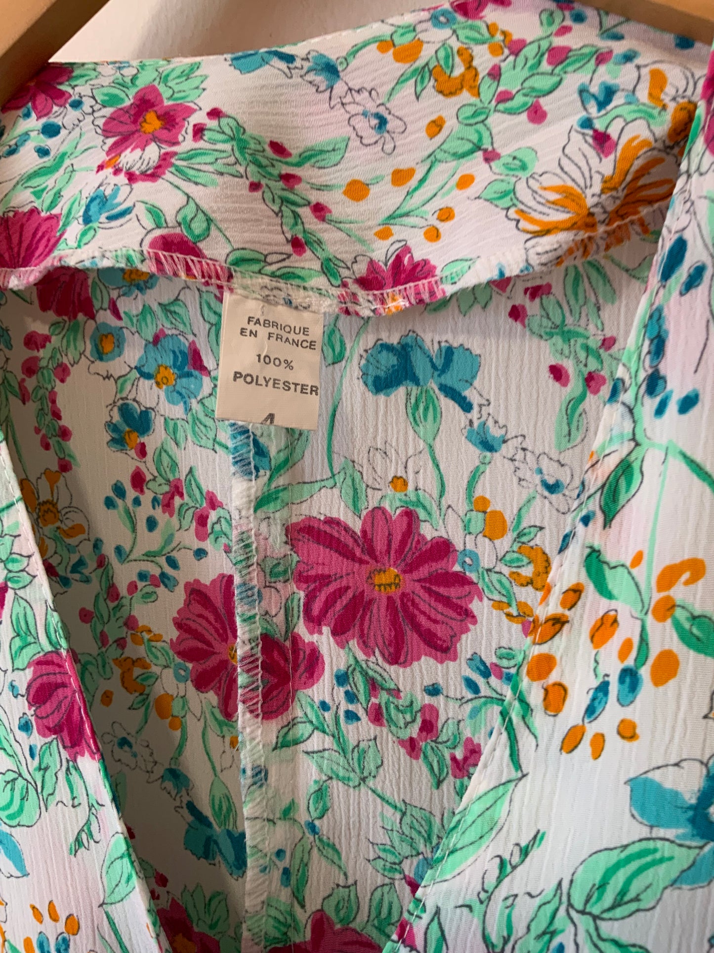 Ensemble à fleurs Vintage Chic France - T46/48-