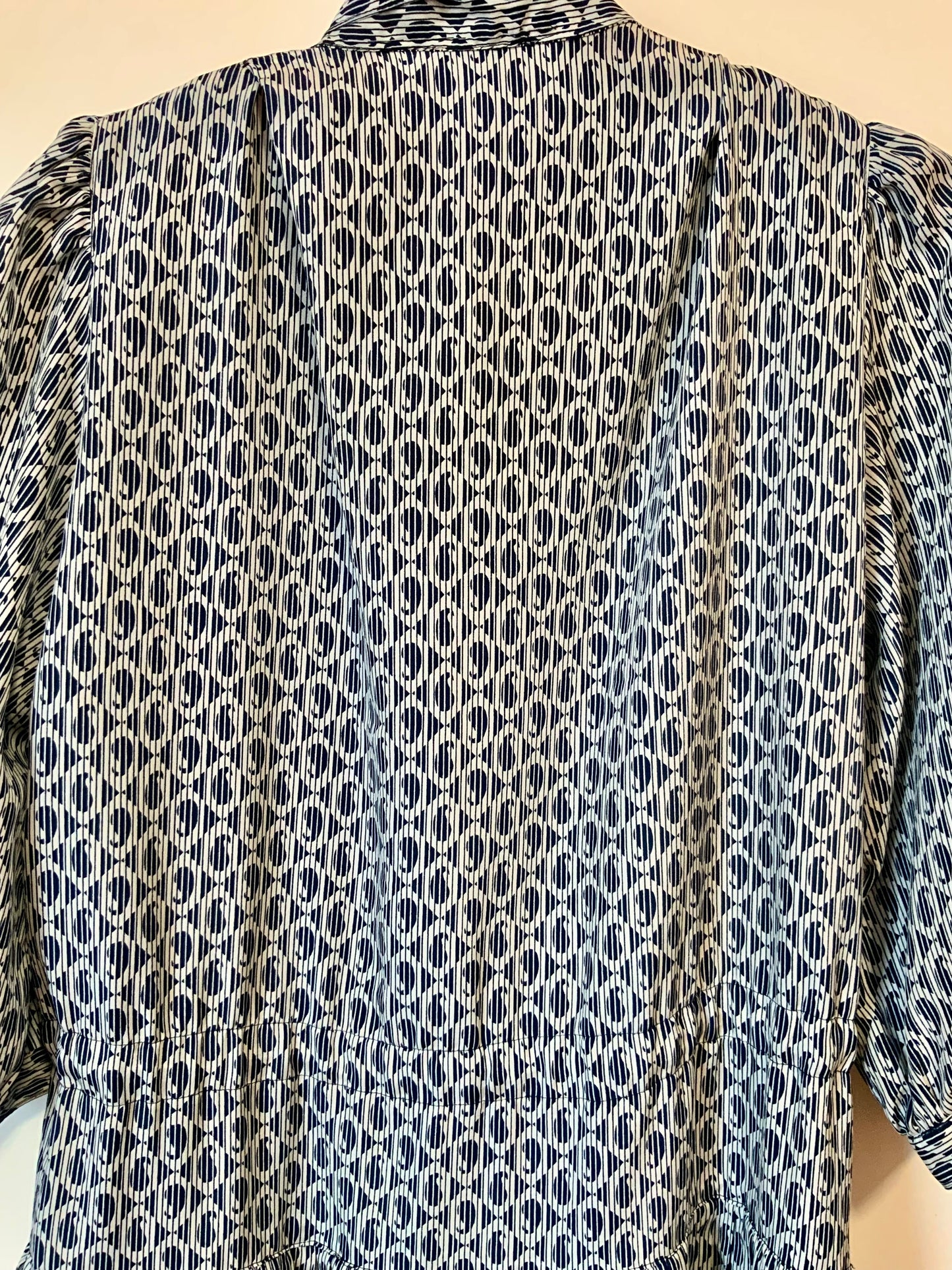 Robe longue plissée Jaeger Vintage Élégance- T46 et inf.