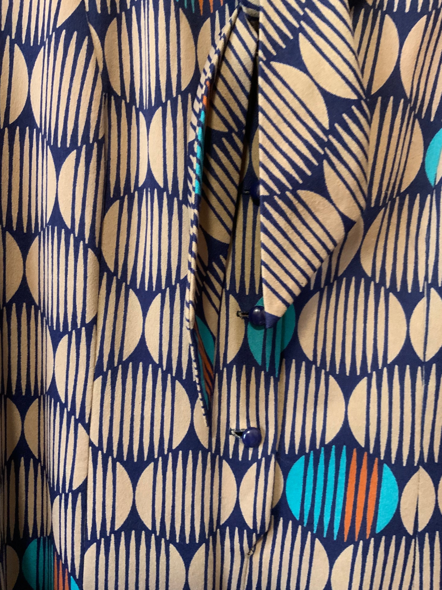 Robe Vintage 1980 Col Lavallière - T42