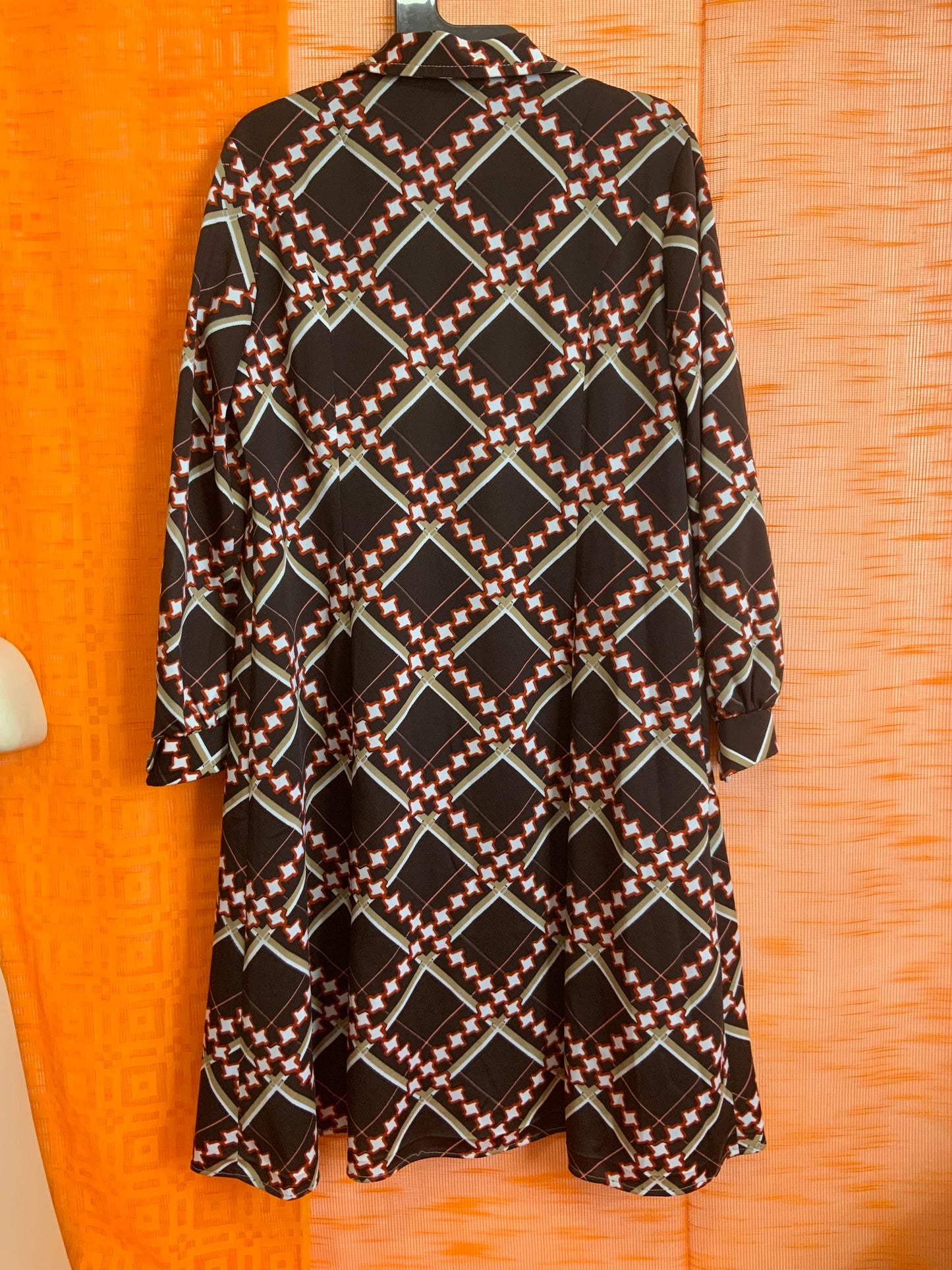 Robe de création Vintage 1980 Pelle à tartes-T46