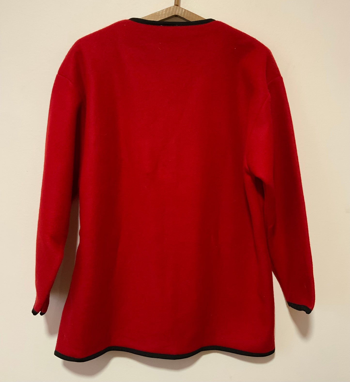 Veste Polaire Rouge Vintage 1990 Classique- T44