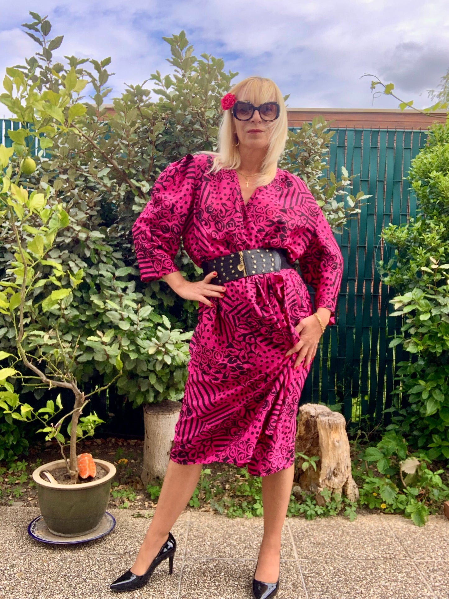 Robe Merveilleuse Vintage 1980- T42