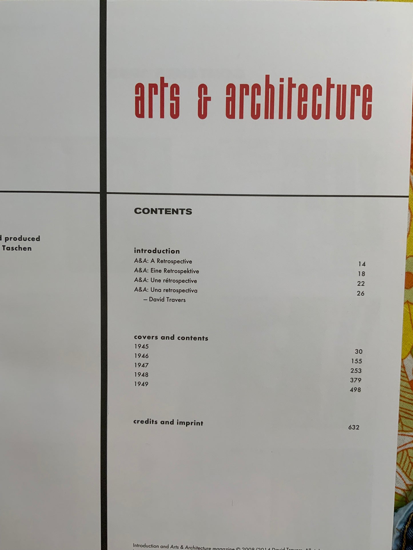 Livre d’Arts et d architecture de 1945 à 49.