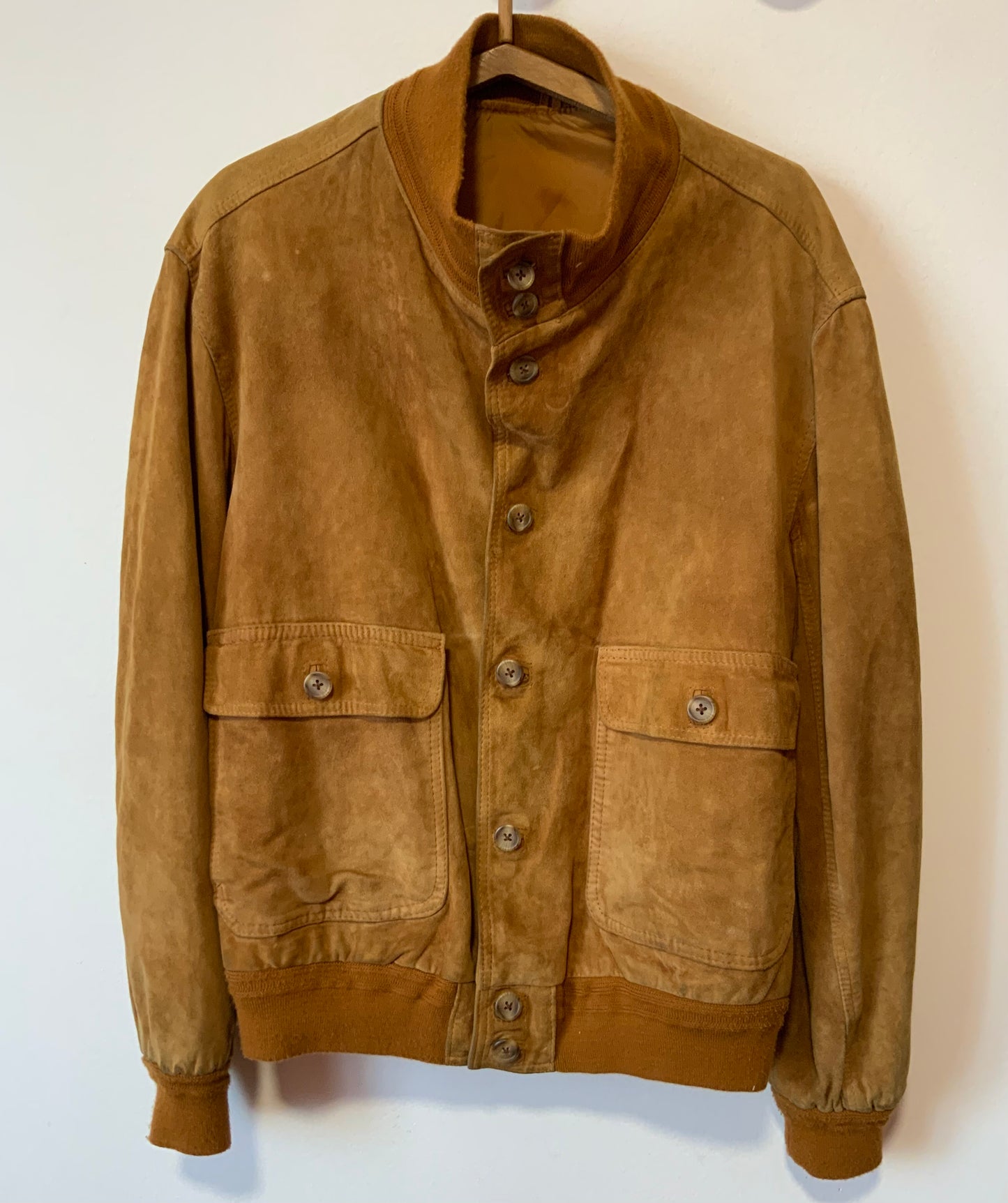 Blouson en Daim Camel Vintage 1980