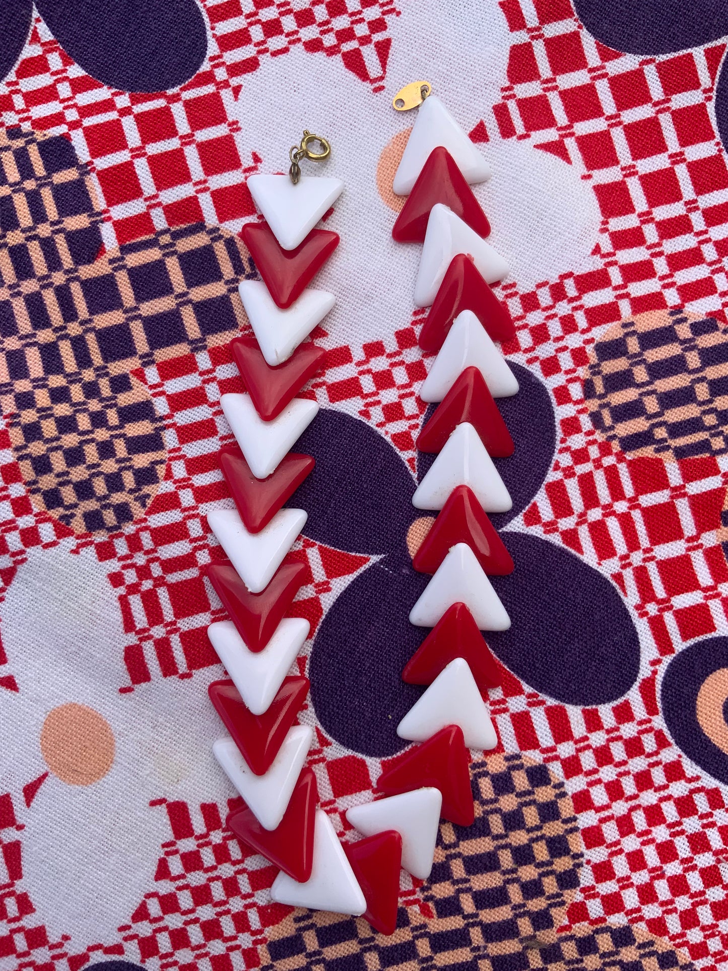 Collier Original Vintage 1980 Triangles