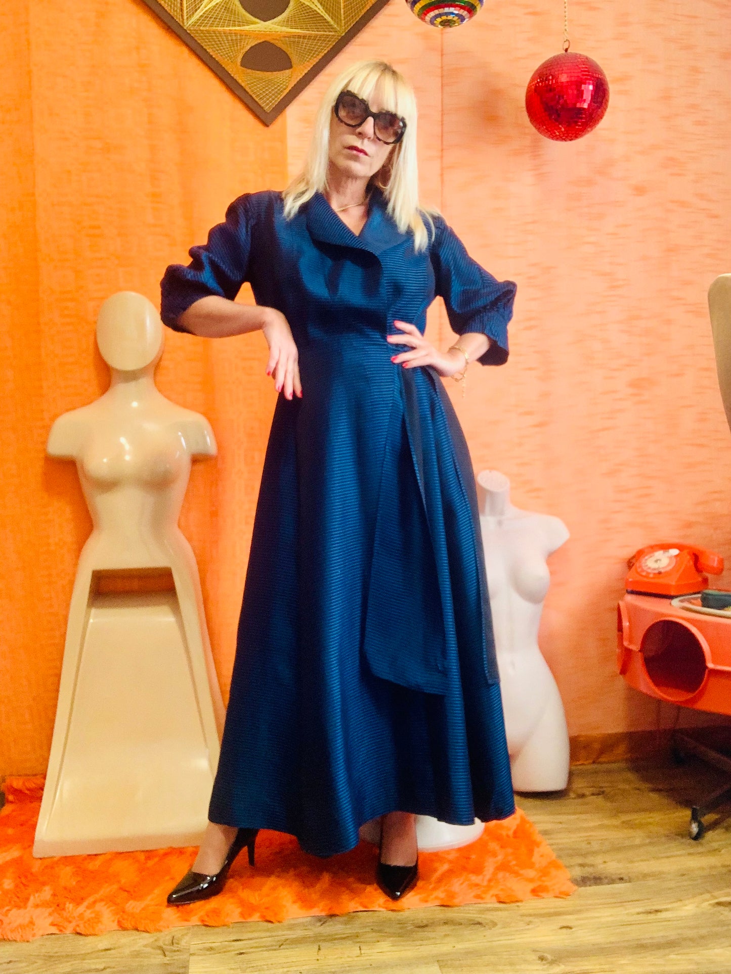 Robe Unique Confection création Vintage 1970/80 - T38