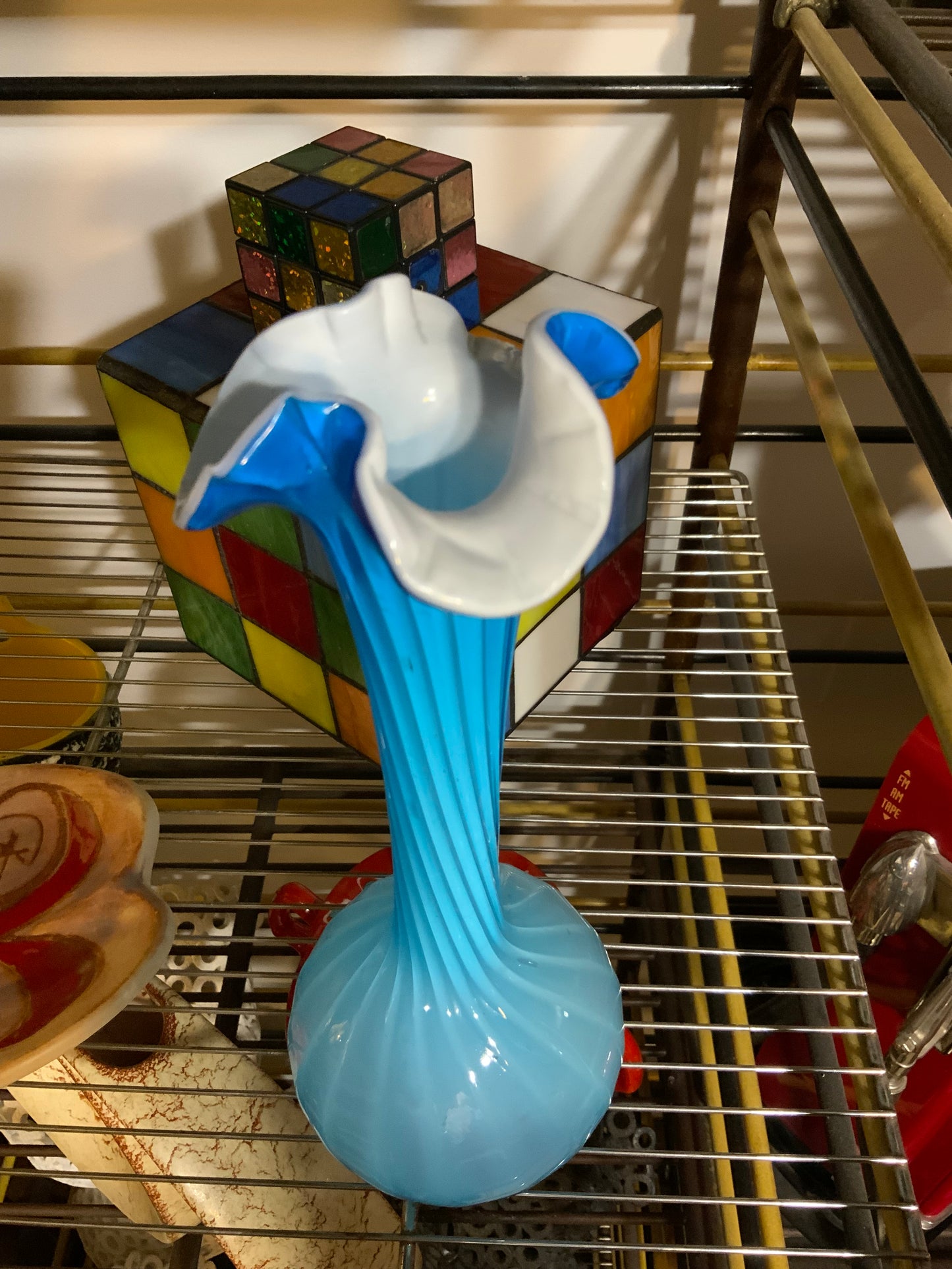 Très beau Vase Bleu Vintage