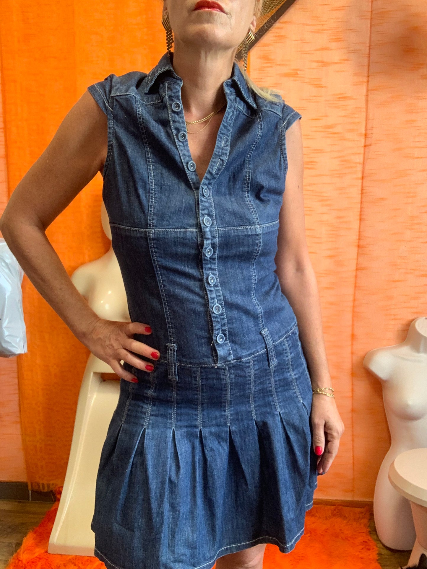 Robe Denim Vintage 1990 No Excuse- T38 maxi.