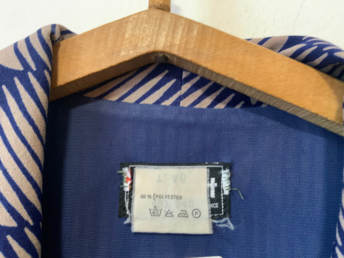 Robe Vintage 1980 Col Lavallière - T42