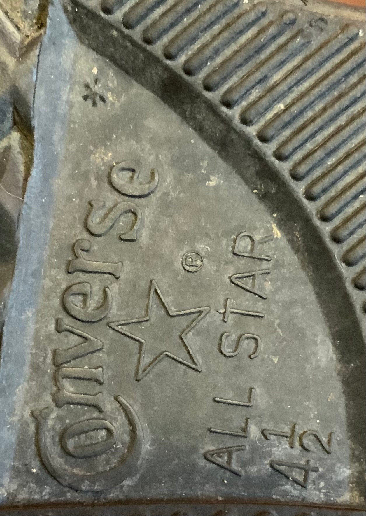 Baskets Converses All Star Montantes Vintage 2000’ Cuir noir- T37