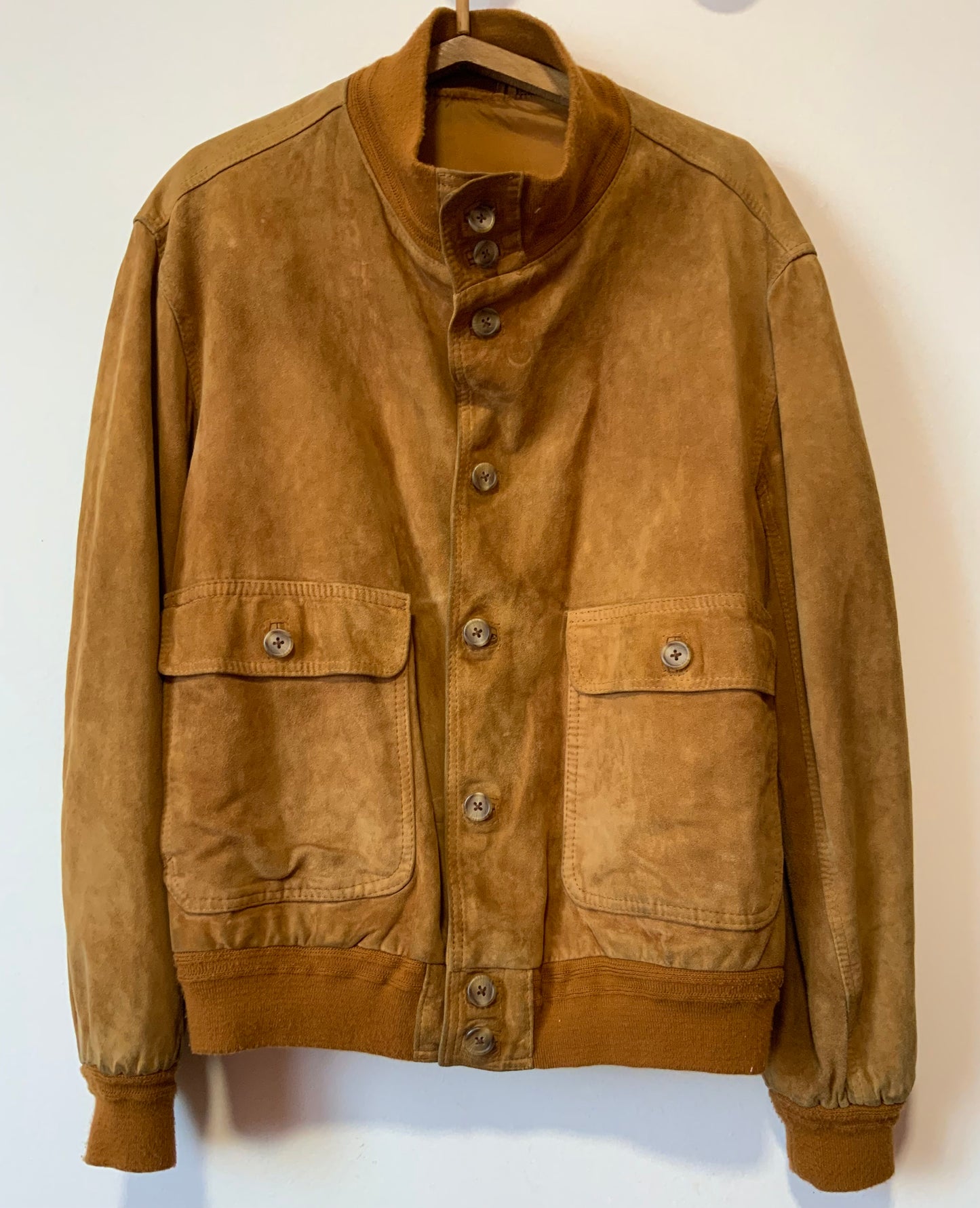 Blouson en Daim Camel Vintage 1980