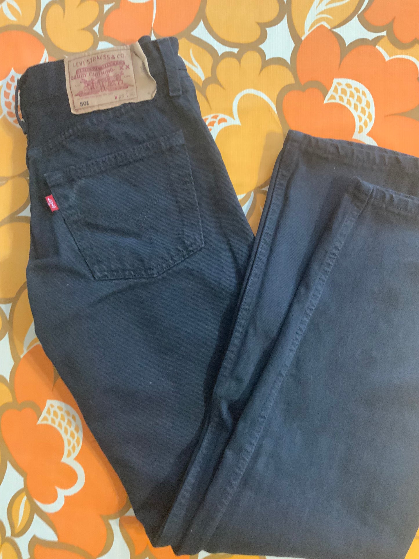 Jean Levi’s 501 black Vintage 1990- T36