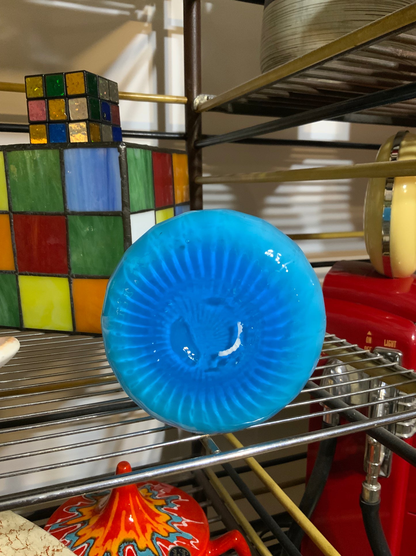 Très beau Vase Bleu Vintage