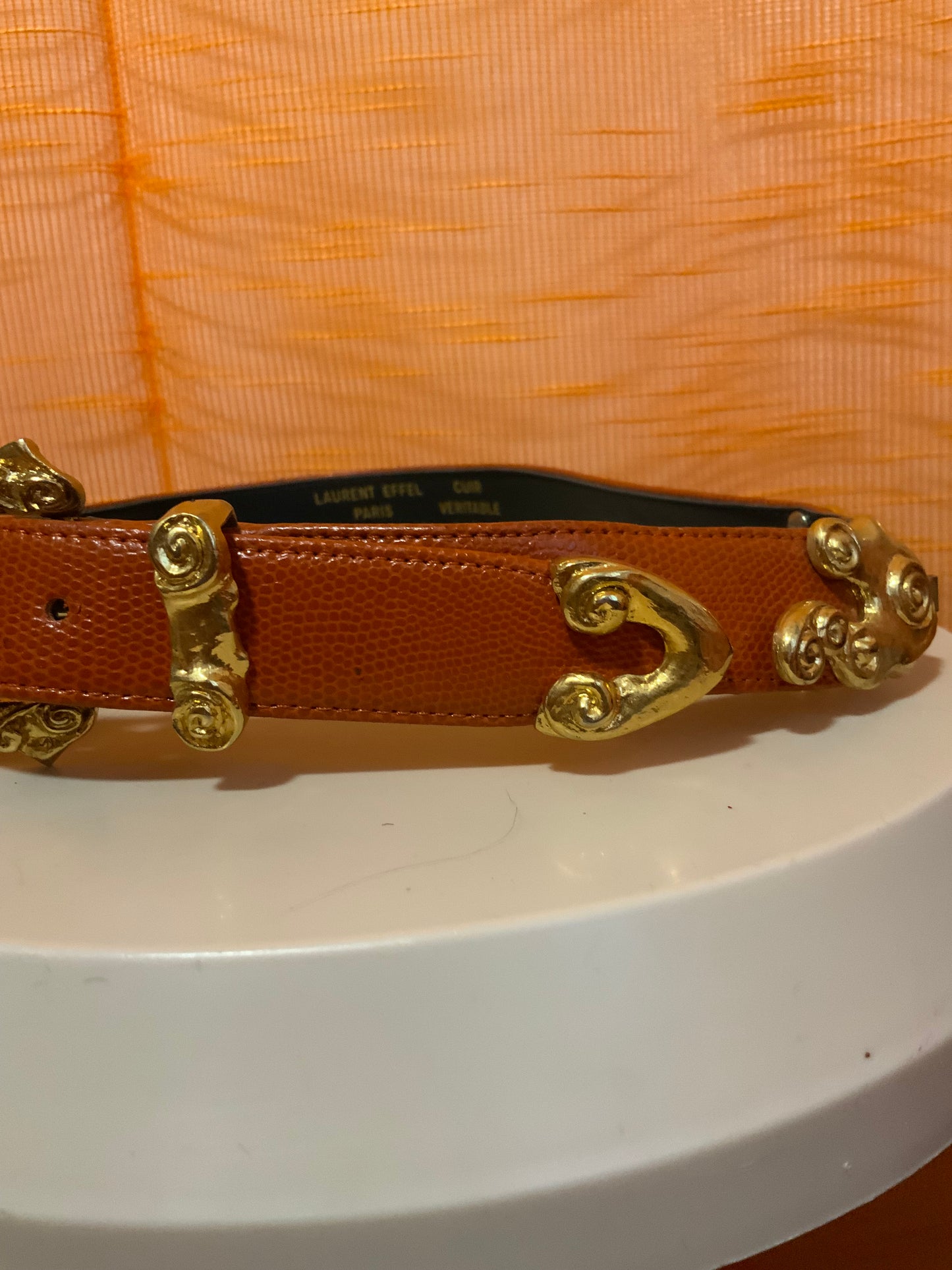 Ceinture France Effel Vintage Cuir