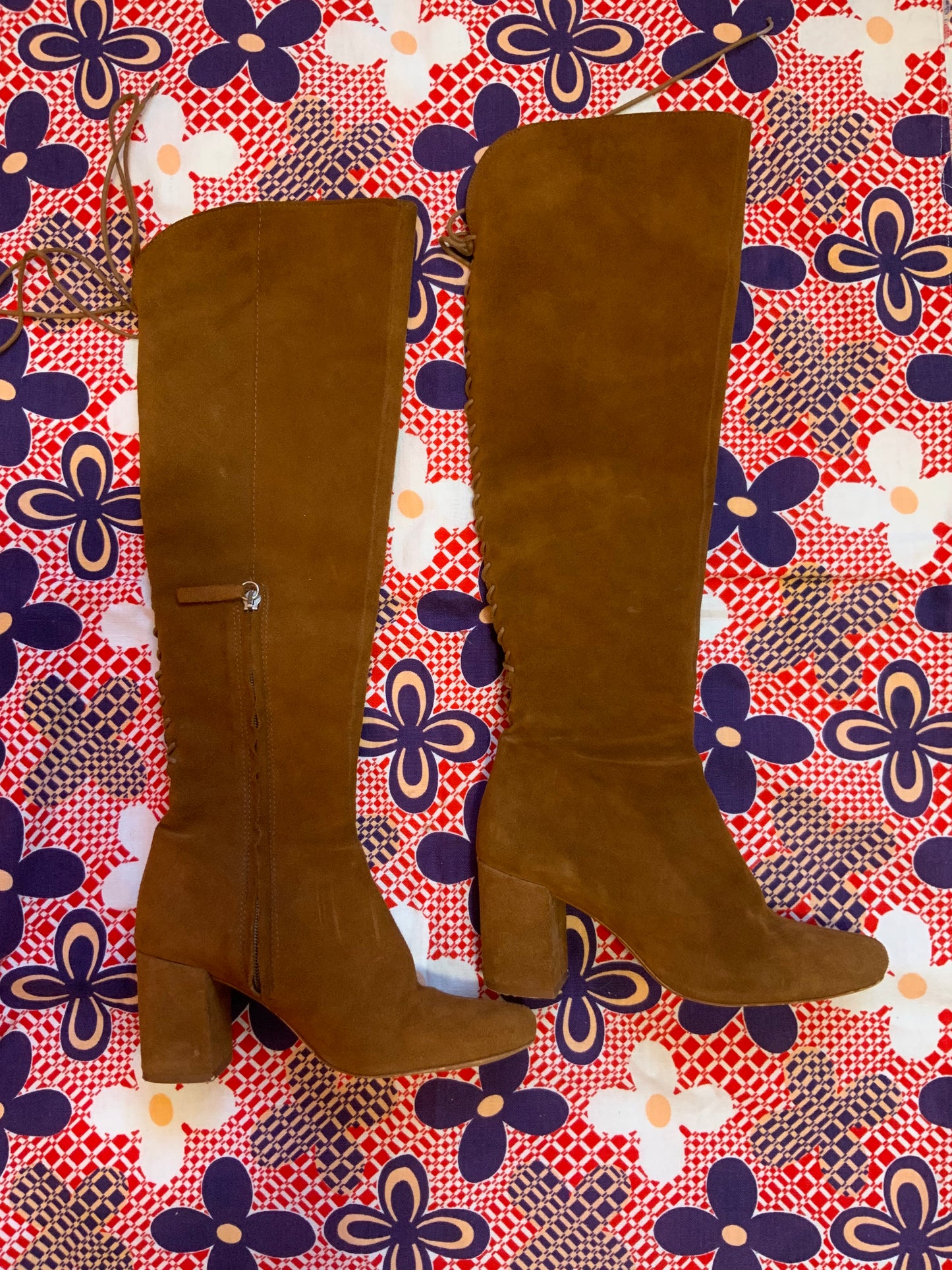 Bottes Lacets Daim Vintage 2000’