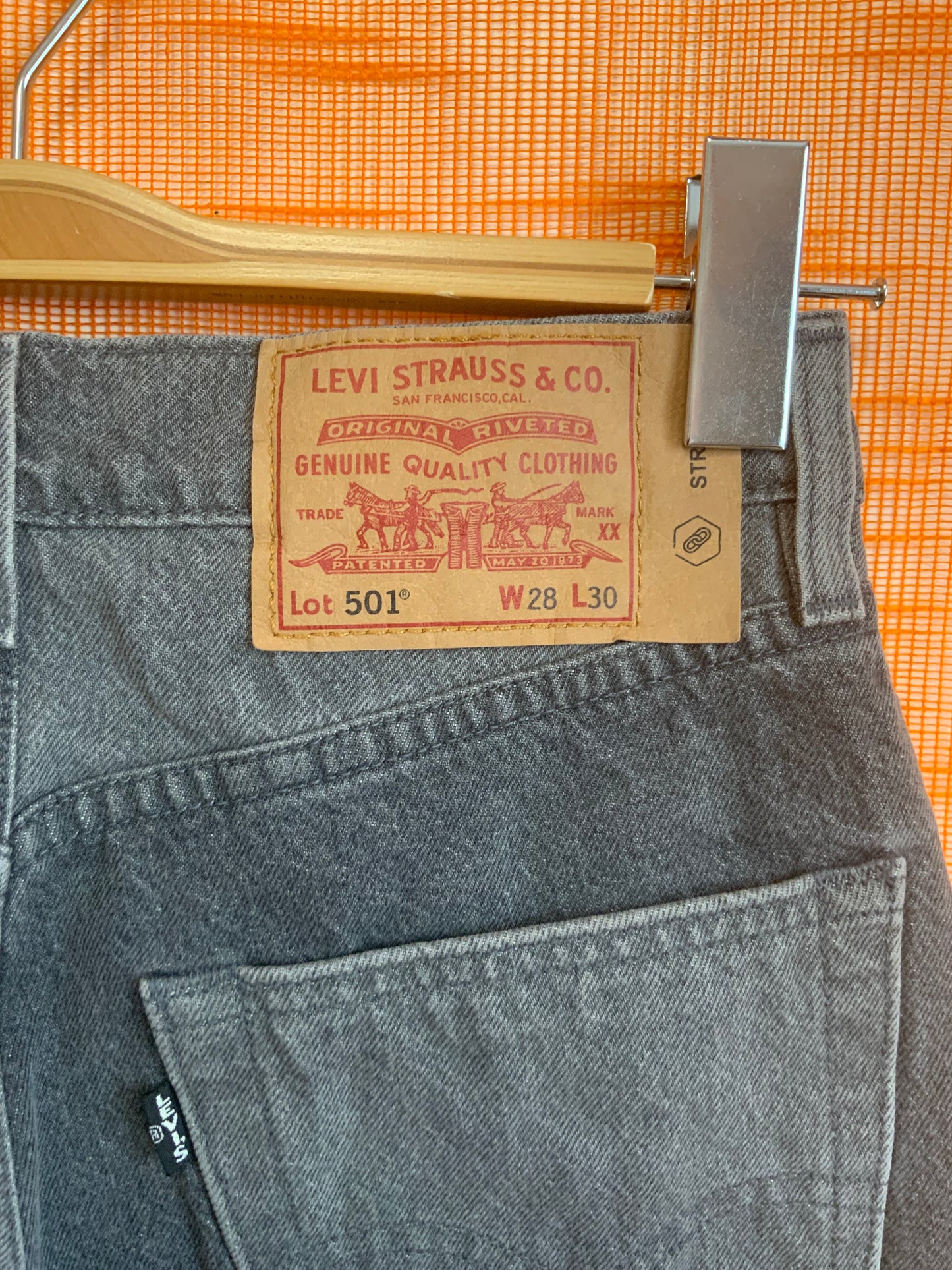 Jean Levi’s 501 Noir- T36 W28