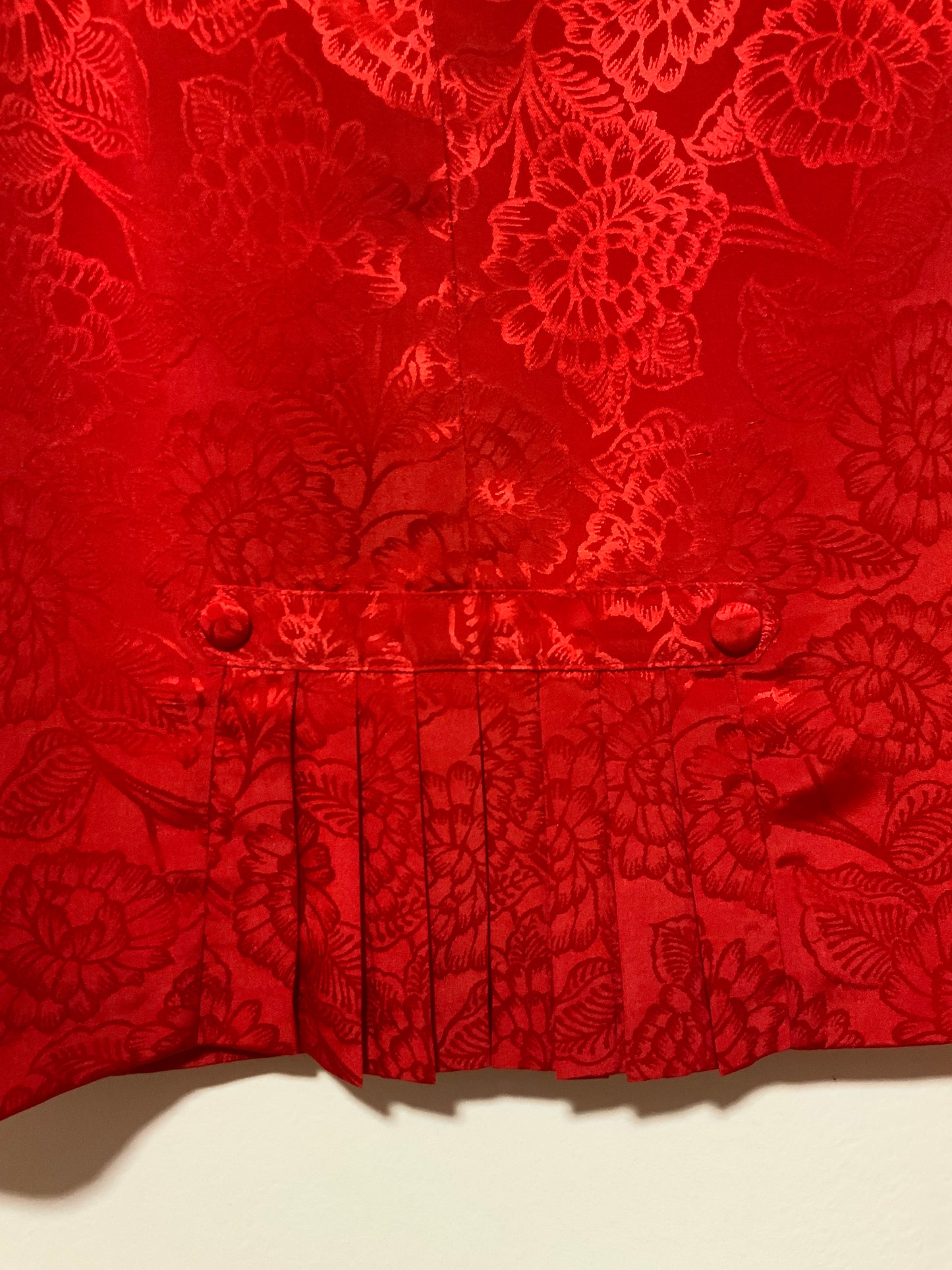 Ensemble Rouge Vintage 1980 Élégance - T42-