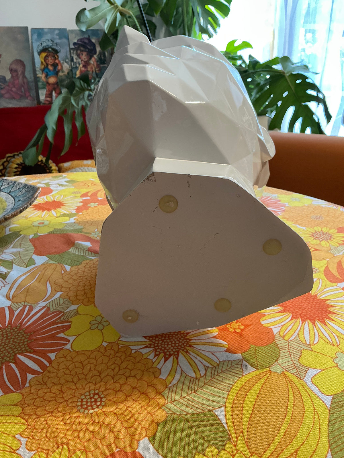 Grand Vase tête d'homme à facettes ADM Italie