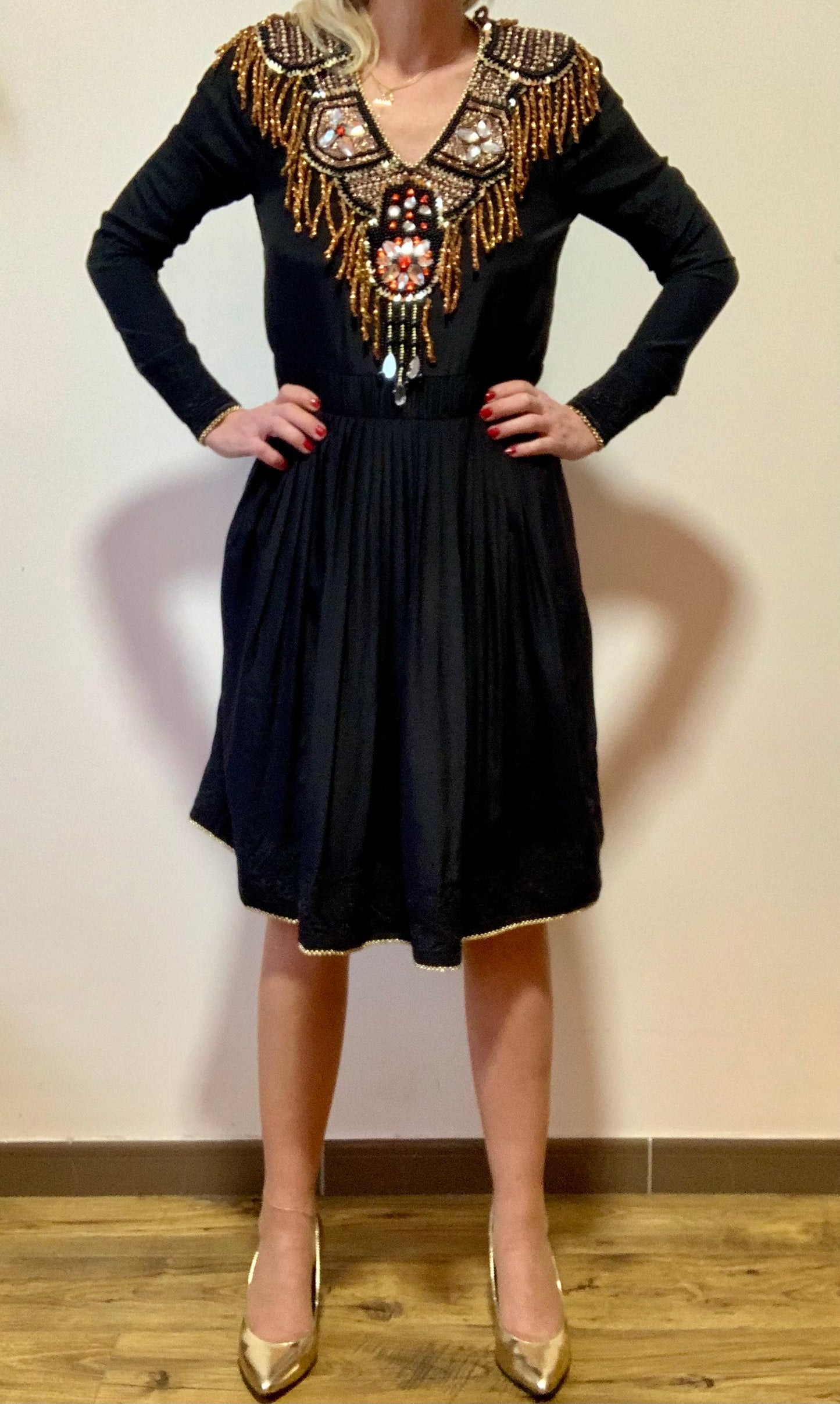 Robe Soie Manoush Sequins paillettes - T36