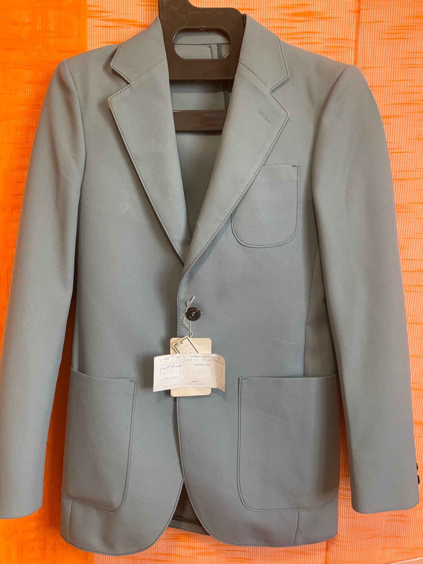 Ensemble costume pattes d’éléphant Neuf Vintage 1970 Rareté- T36