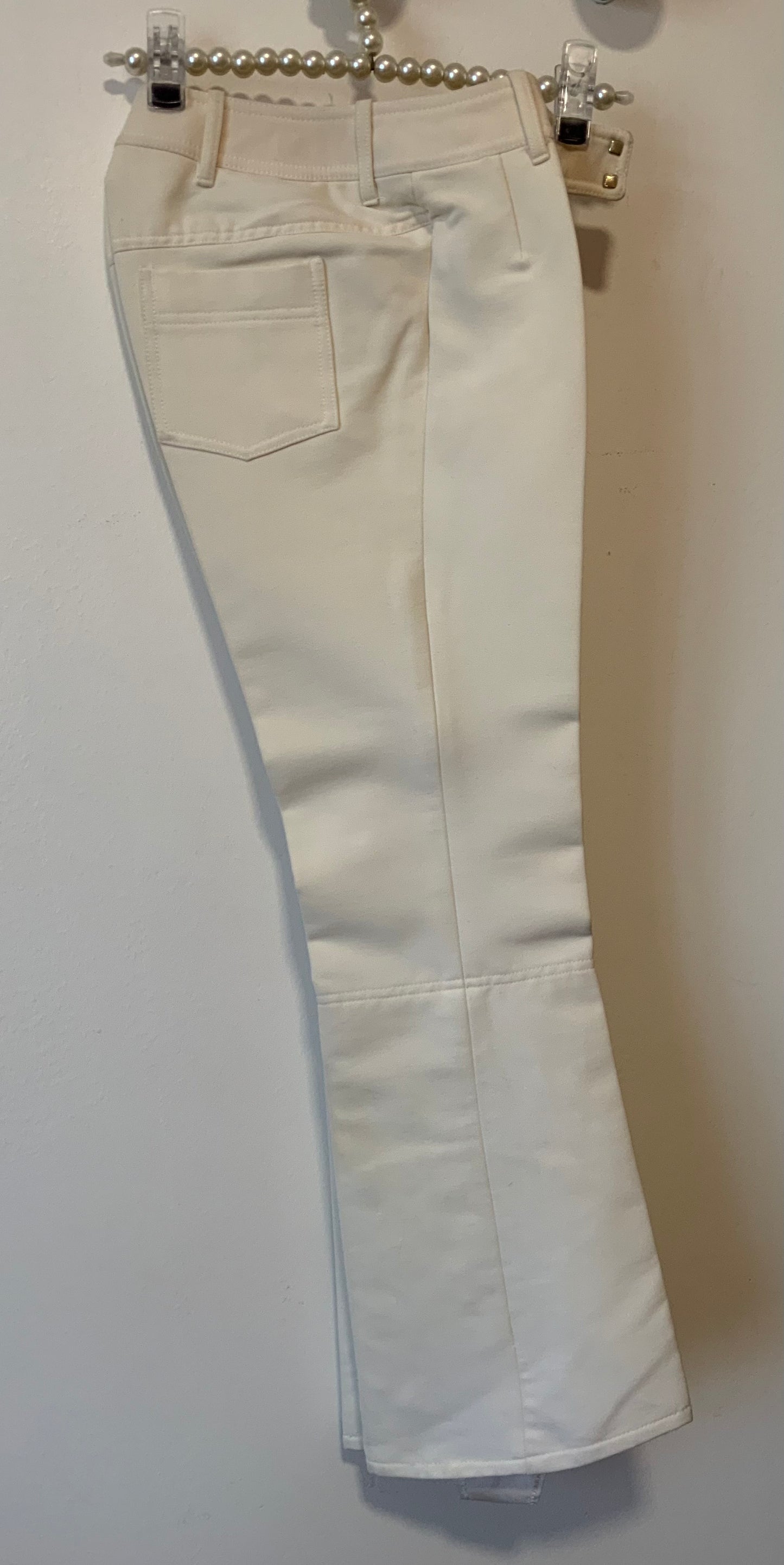 Rare et Superbe Flare 1960/70 Vintage Blanc Pur Rare Fuseau - T30/32.