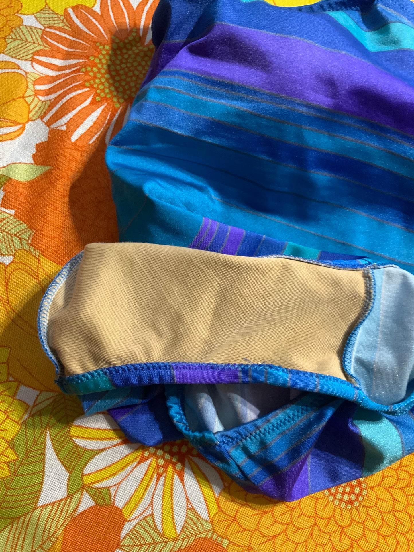 Maillot de bain 1 pièce Made in France Vintage 1980- T38