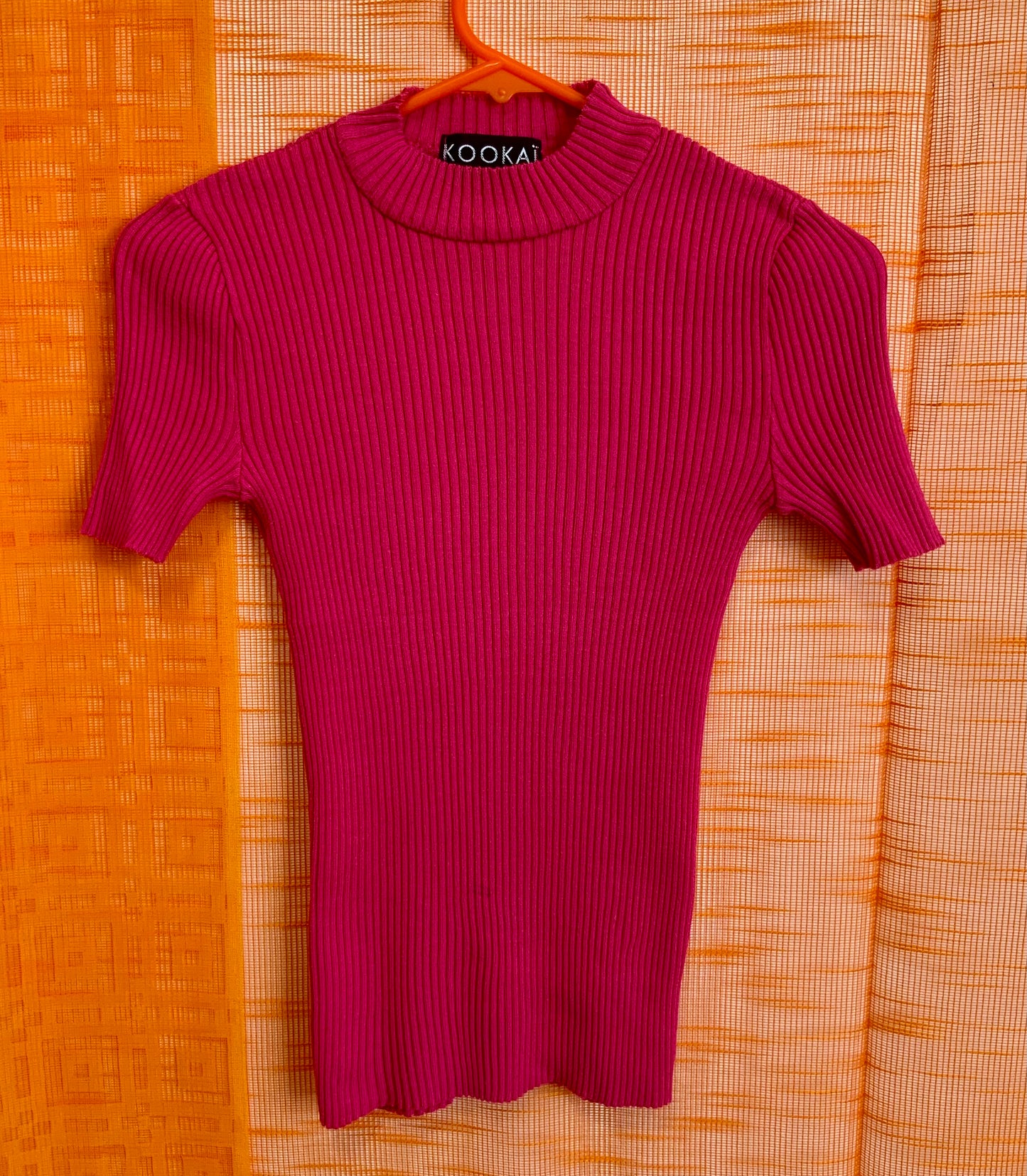 Pull chaussette Rose bonbon Vintage 1990 Kookai - T36