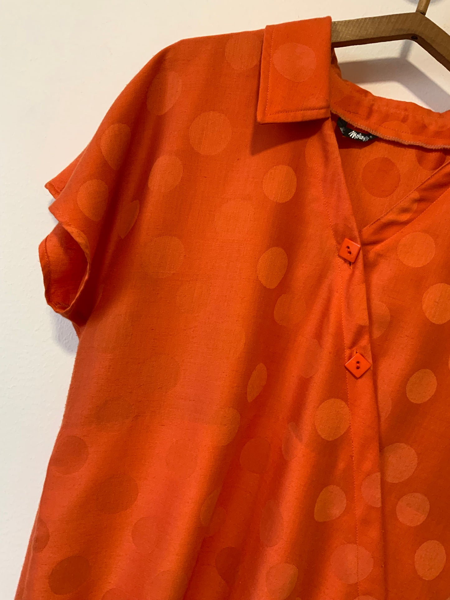 Robe Orange Création Vintage 1980/90