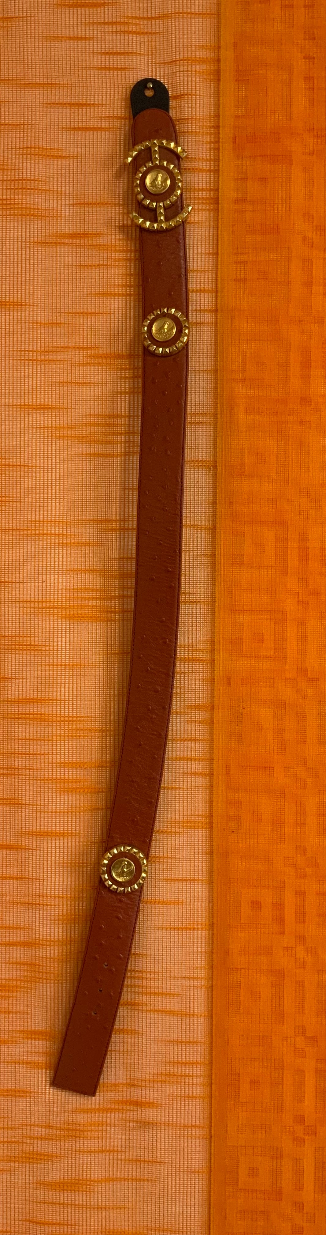 Superbe Ceinture DeadStock boucle chevaux Vintage L Effel