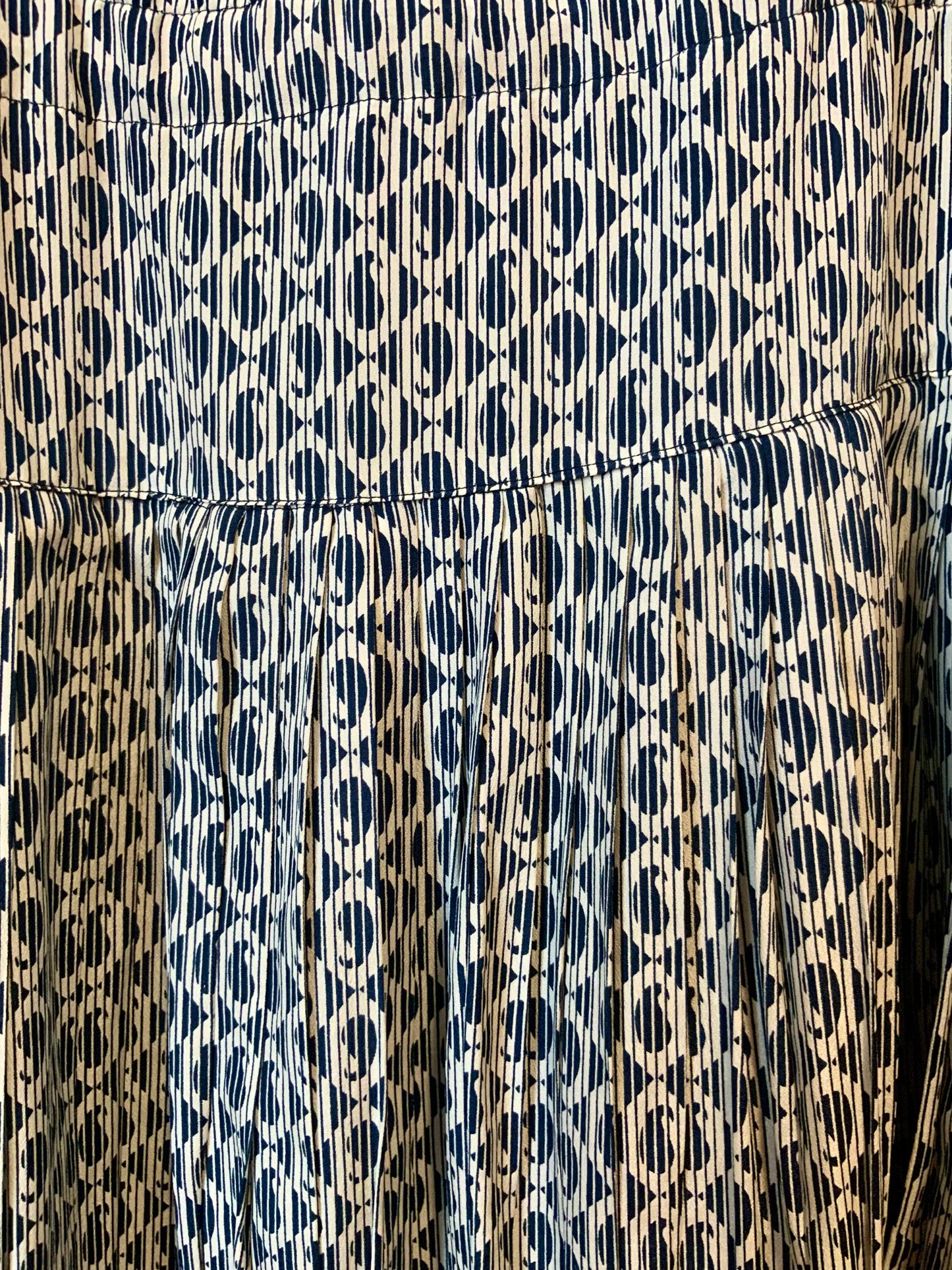Robe longue plissée Jaeger Vintage Élégance- T46 et inf.