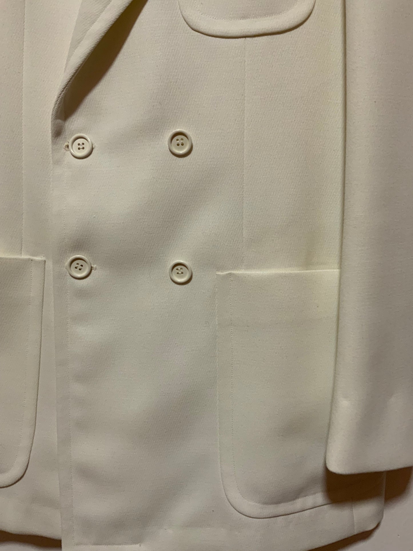 Superbe blazer long croisé grand col Vintage 1970