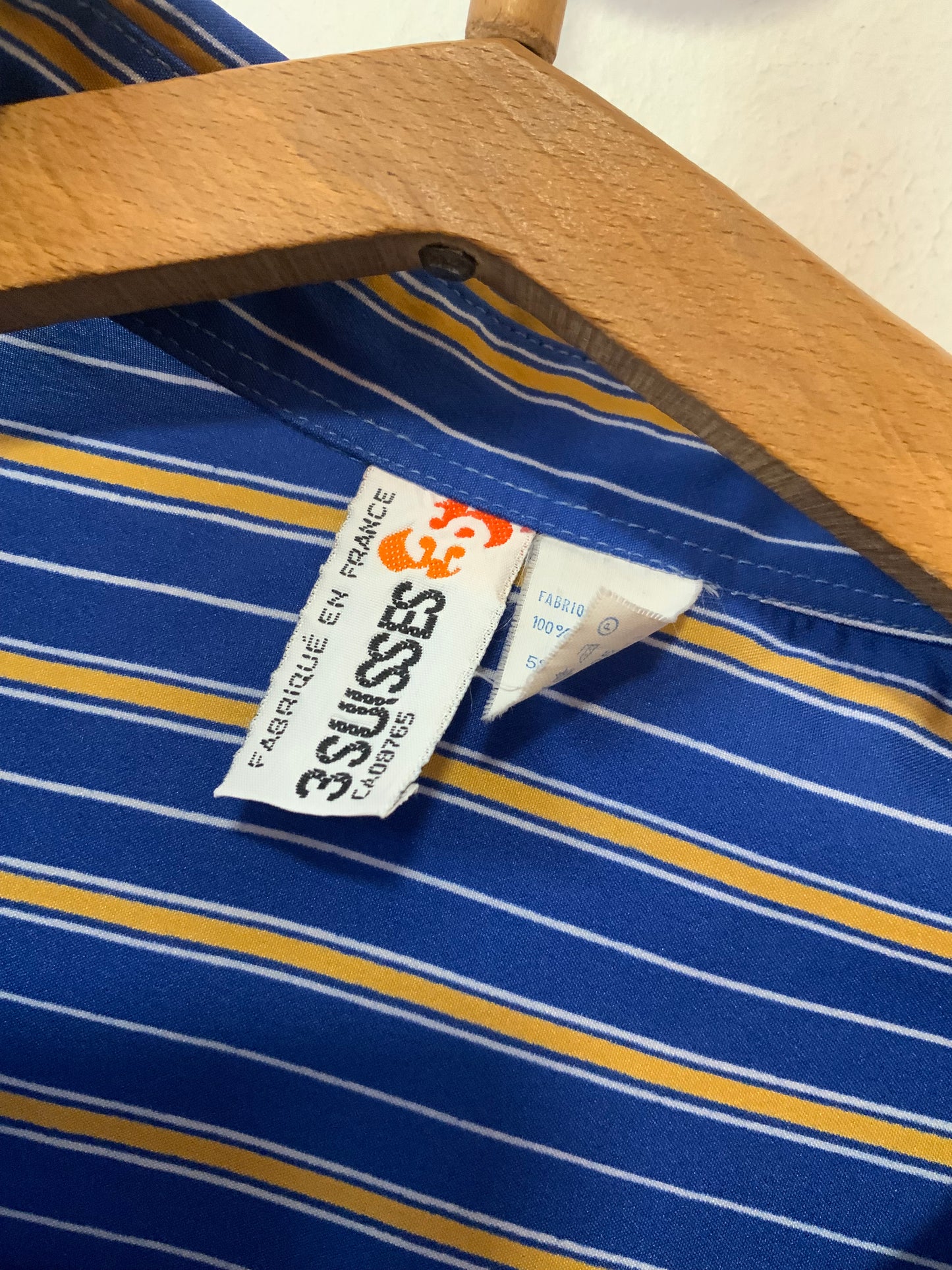 Chemisier Élégant à rayures Vintage 1980