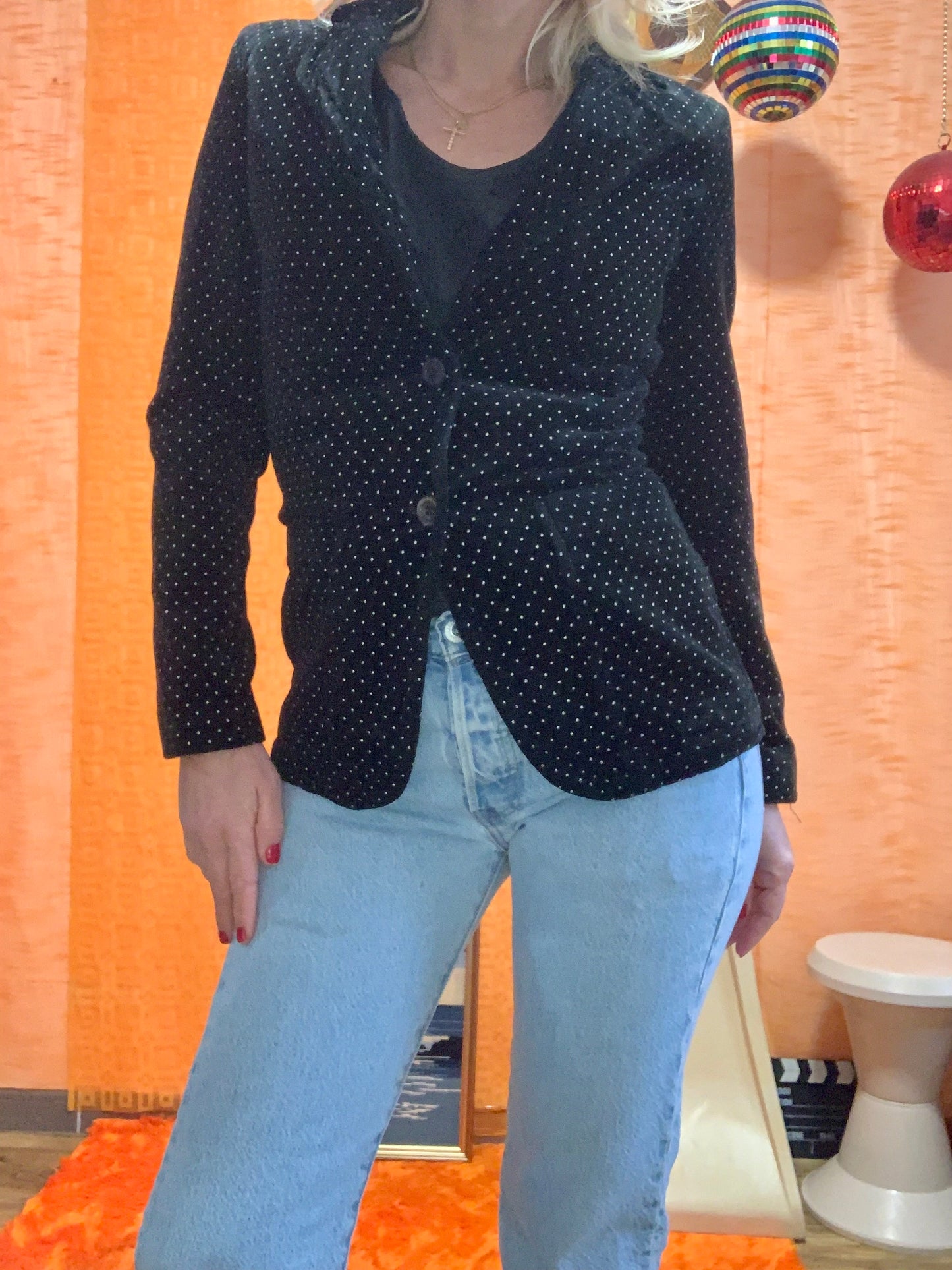 Sublime Veste Velours France Vintage 1970