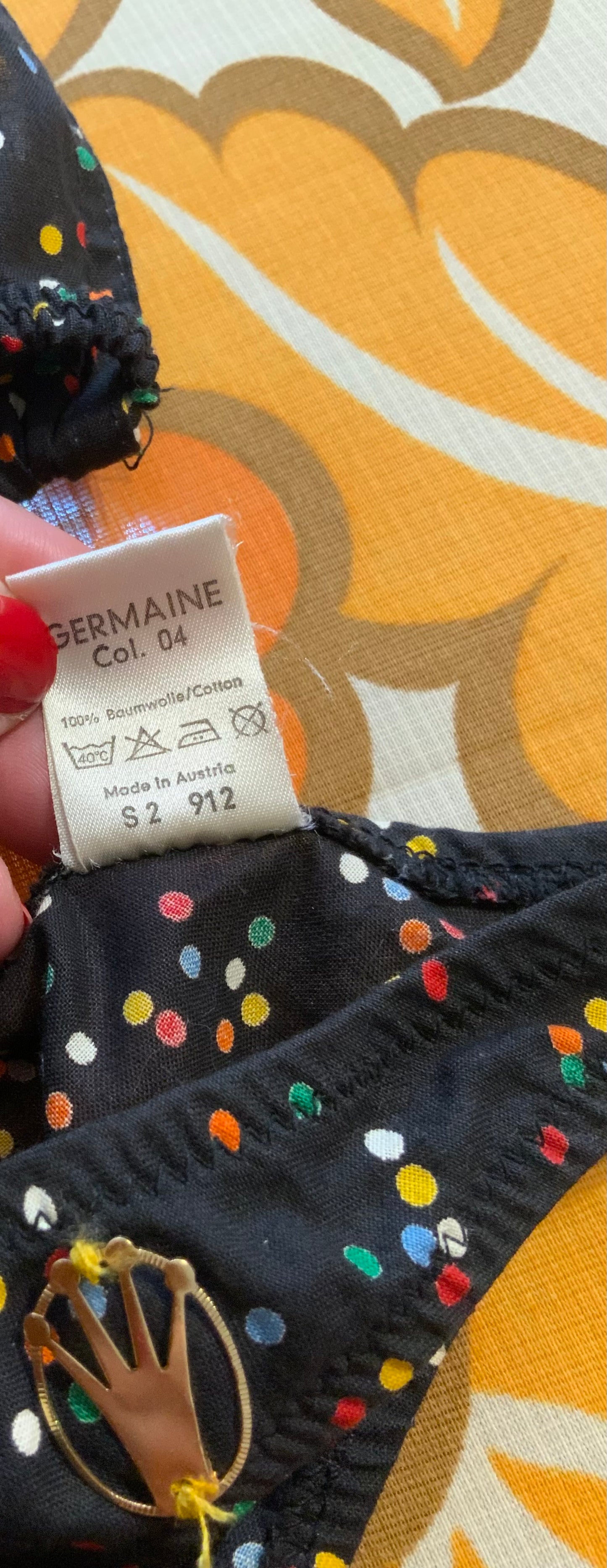 Maillot de bain 100% coton Triumph Vintage 1970- T36