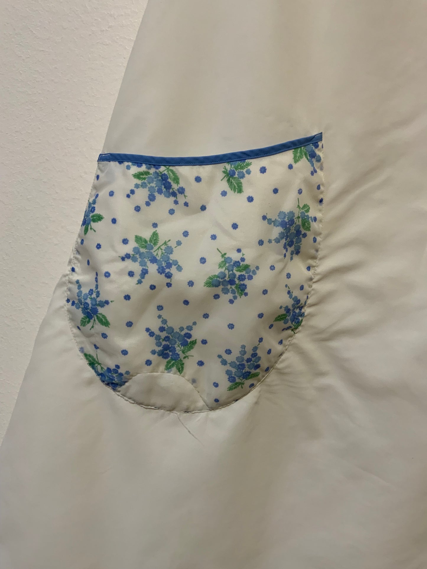 Blouse Nylon Vintage Fleurs- T44/46