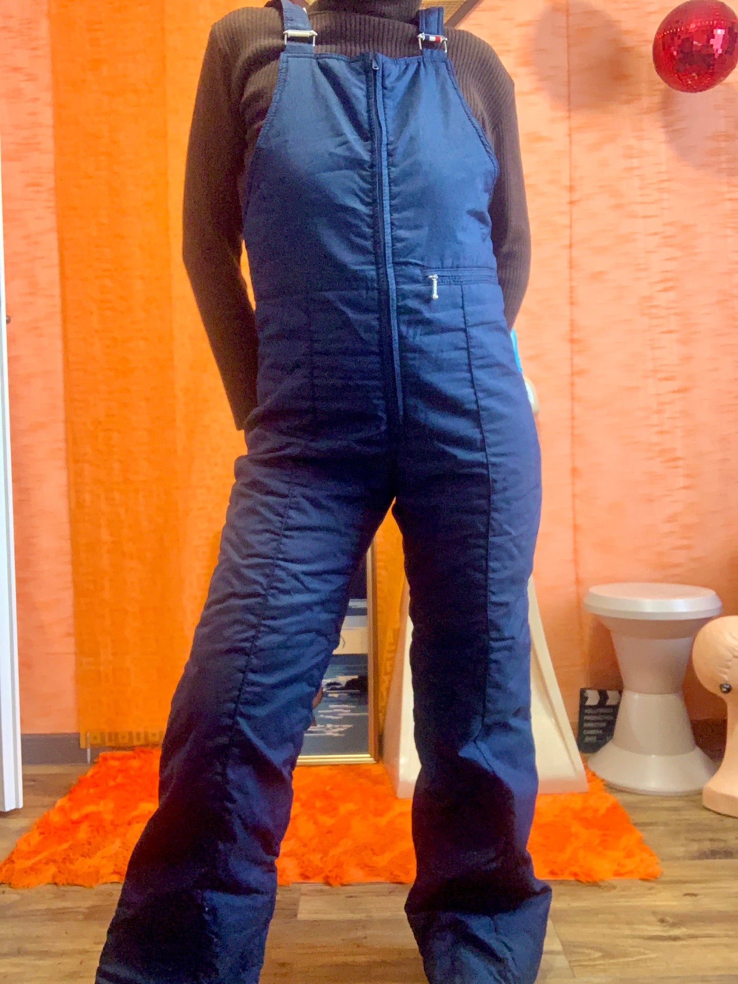 Salopette ski sports d’hiver France 1970