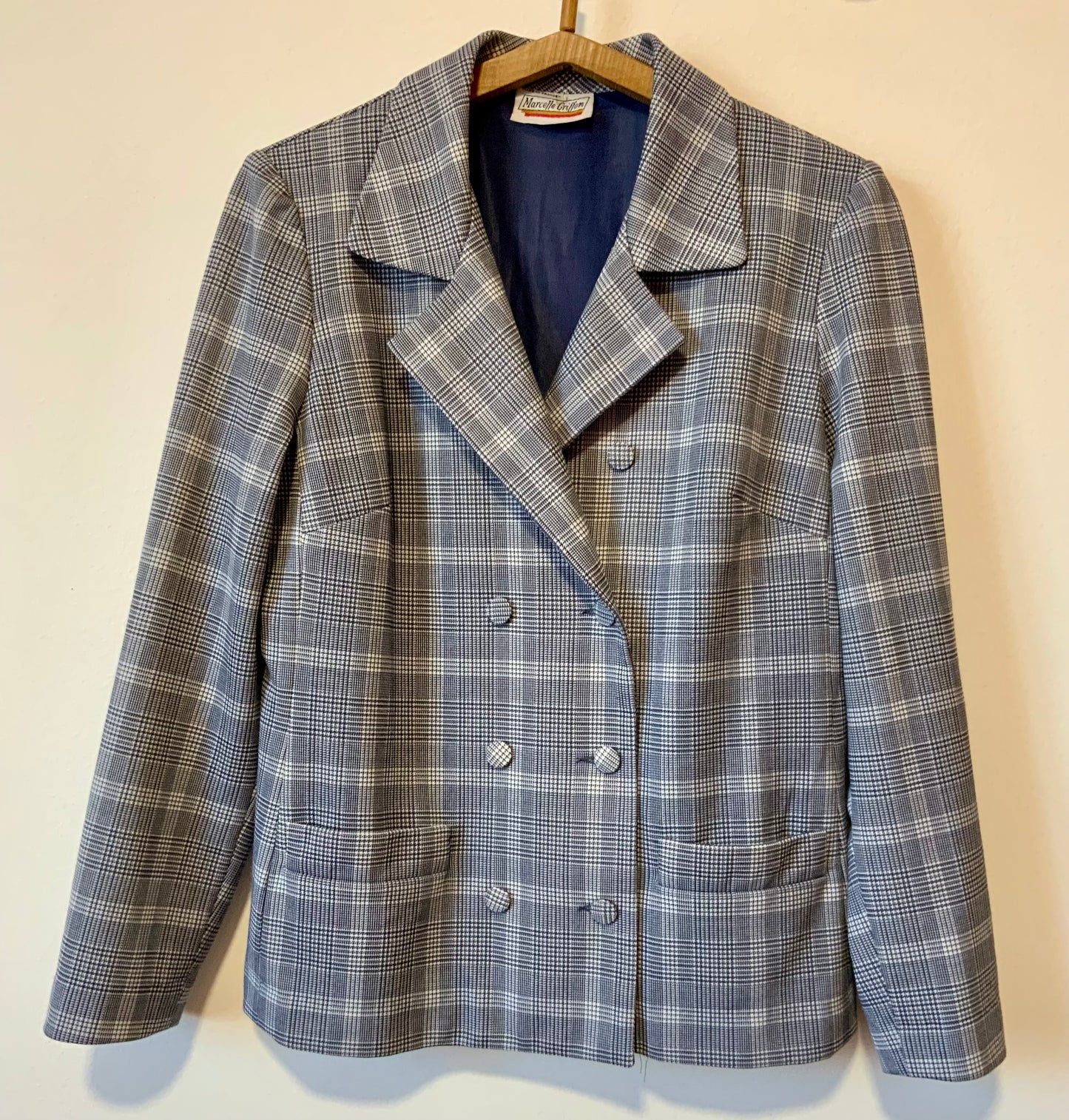 Veste carreaux Prince de Galles M.Griffon Vintage