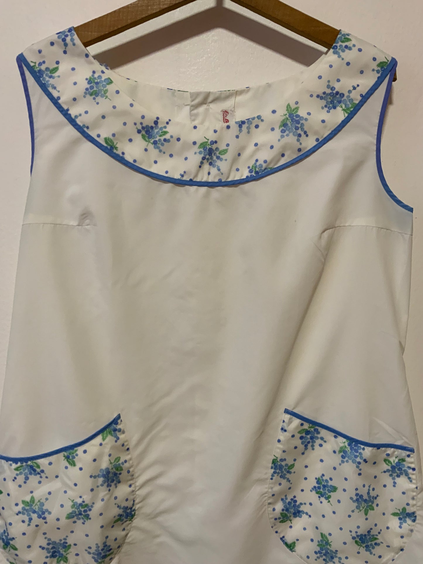 Blouse Nylon Vintage Fleurs- T44/46